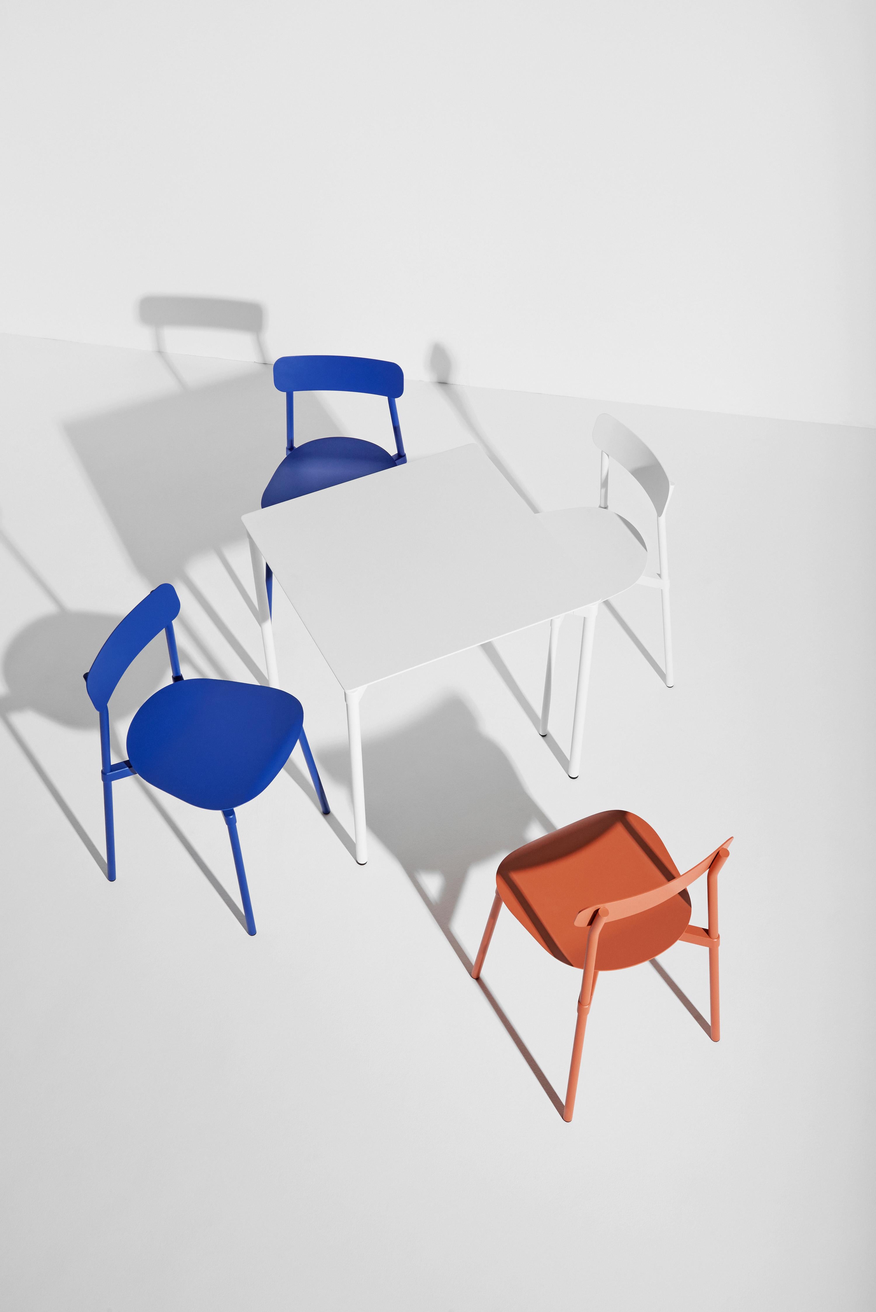 Petite Friture Fromme Chair in Blue Aluminium by Tom Chung, 2019 For Sale 4