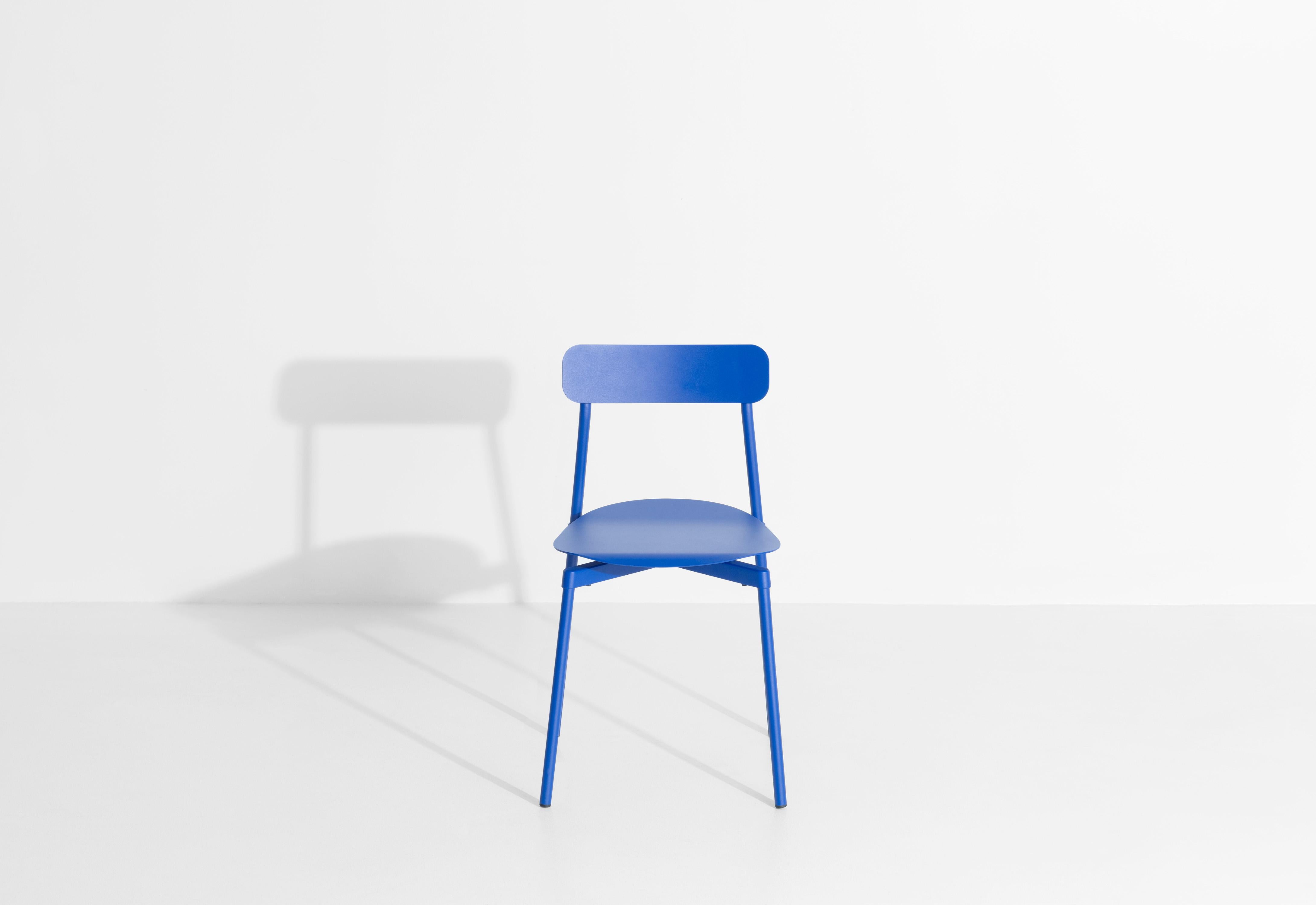 Chinese Petite Friture Fromme Chair in Blue Aluminium by Tom Chung, 2019 For Sale