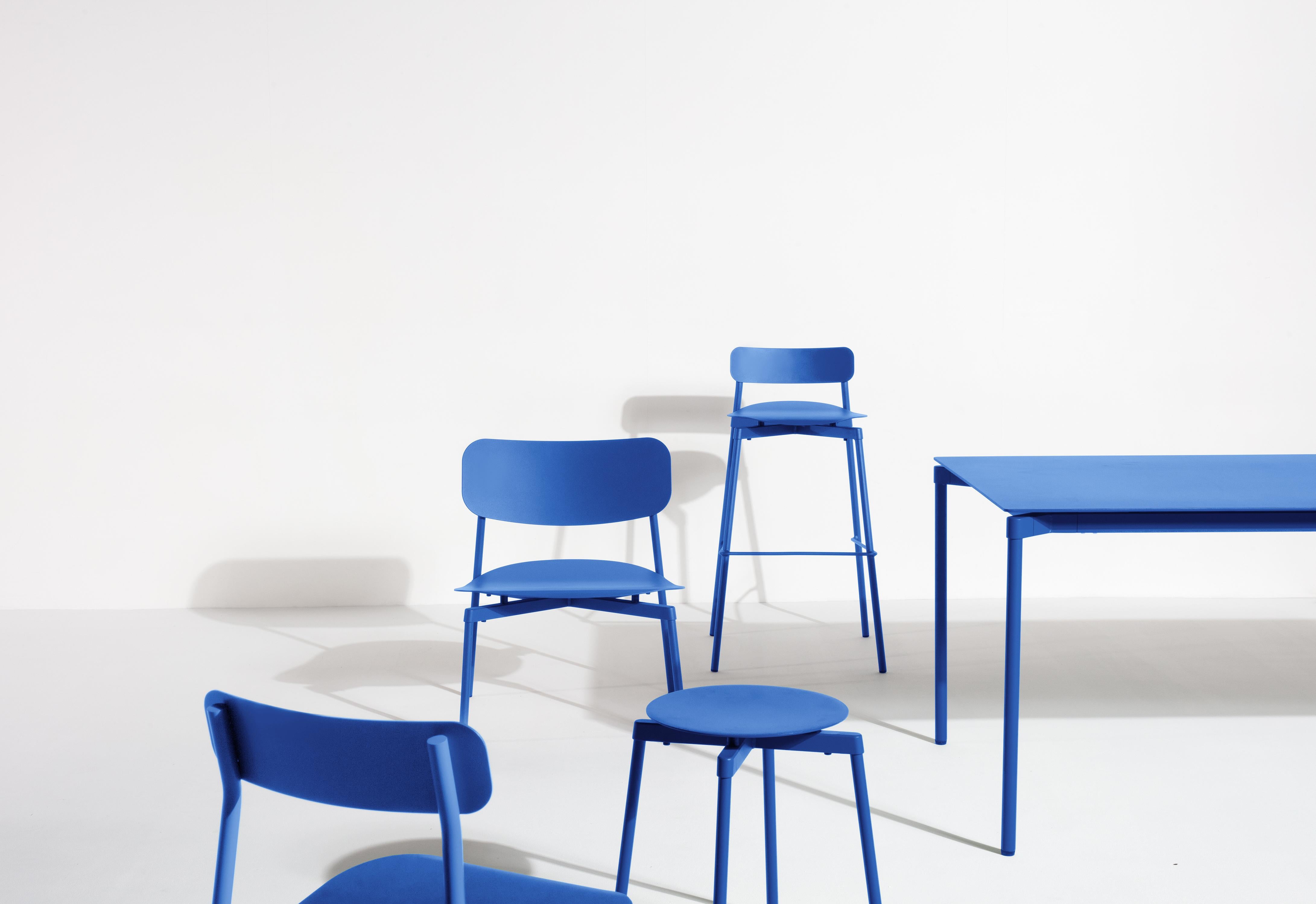 Petite Friture Fromme Chair in Blue Aluminium by Tom Chung, 2019 For Sale 2
