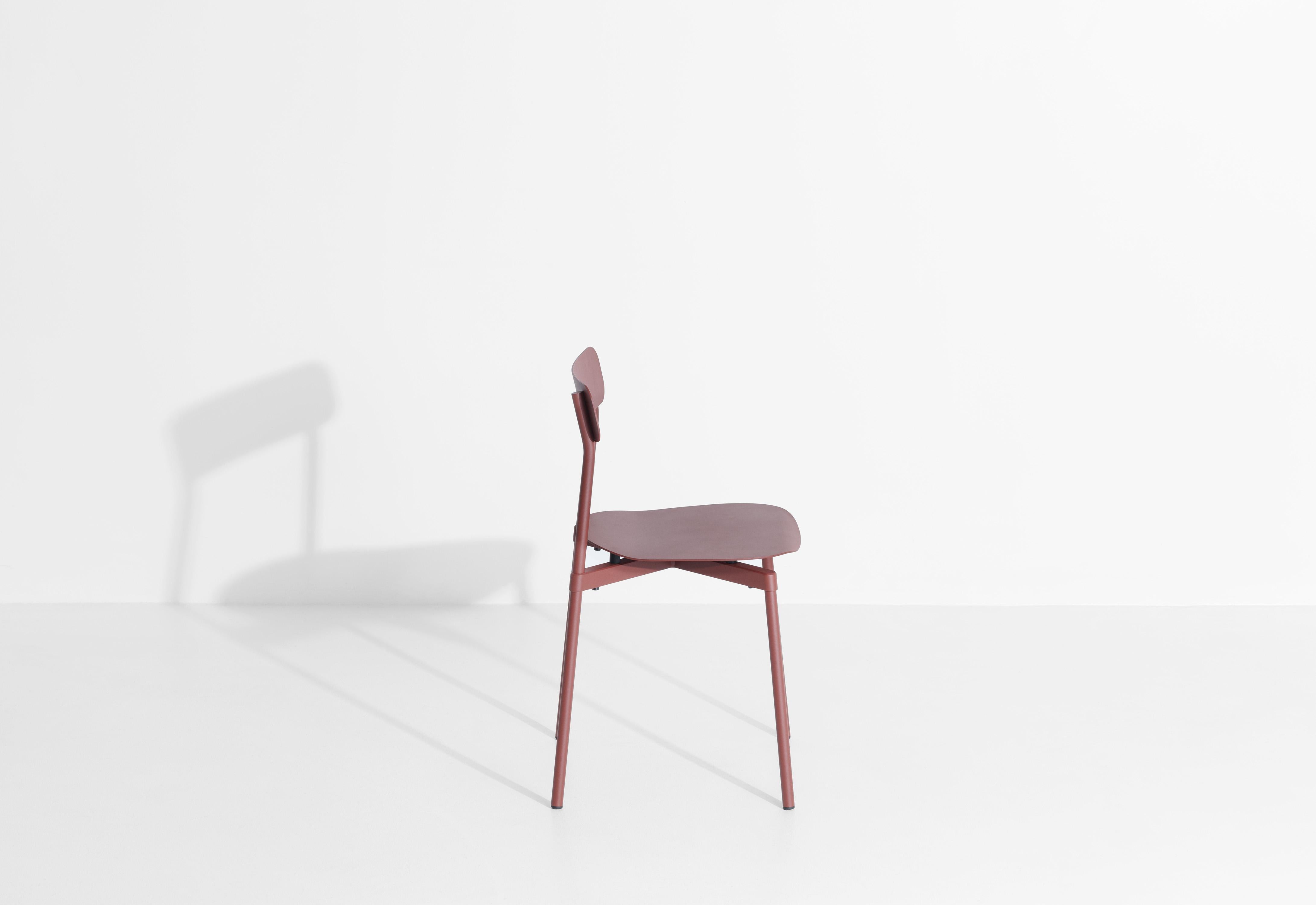 Sedia Petite Friture Fromme in alluminio marrone-rosso di Tom Chung, 2019 In condizioni Nuovo in vendita a Brooklyn, NY