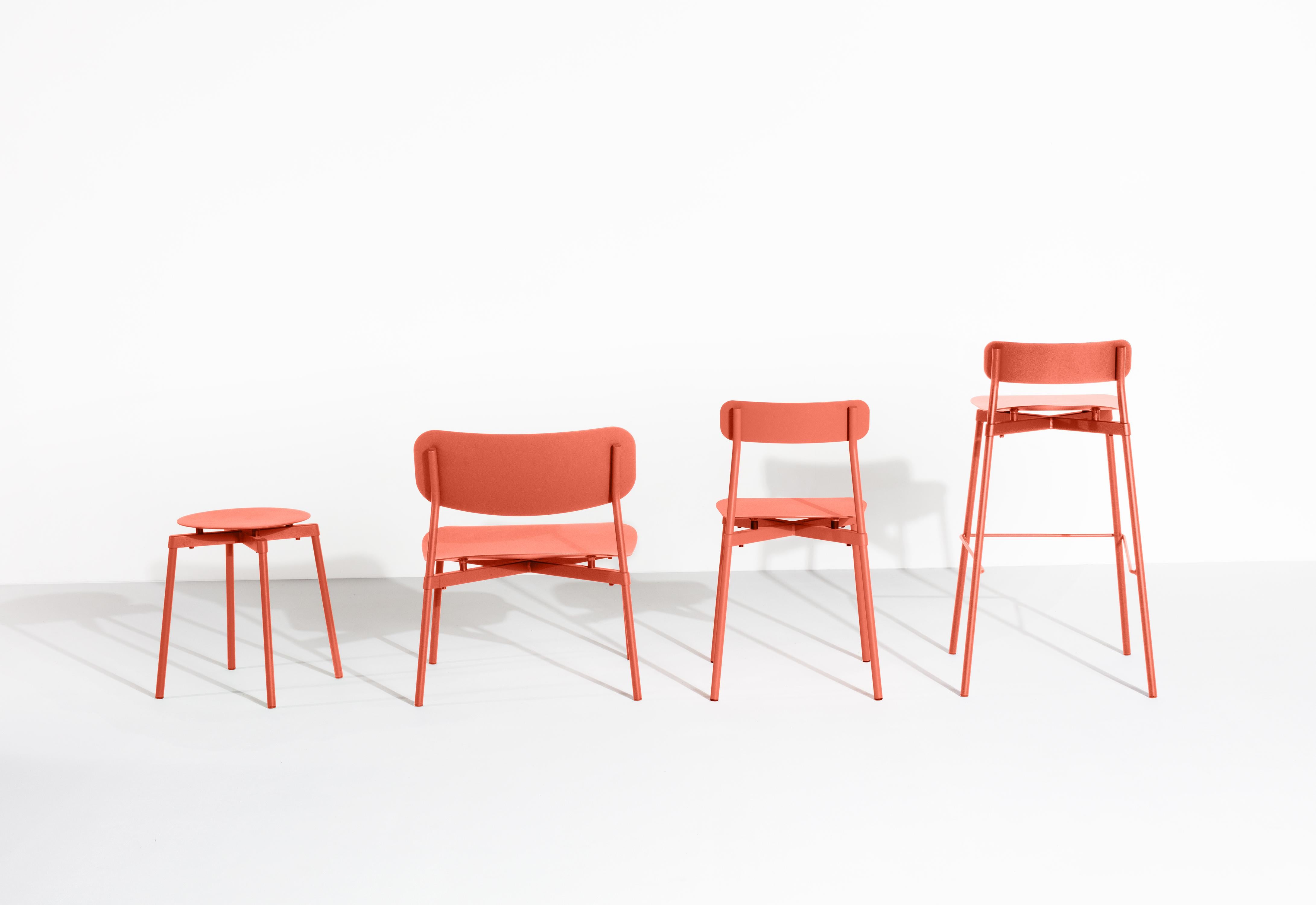 Petite Friture Fromme Chair in Coral Aluminium by Tom Chung, 2019 For Sale 5