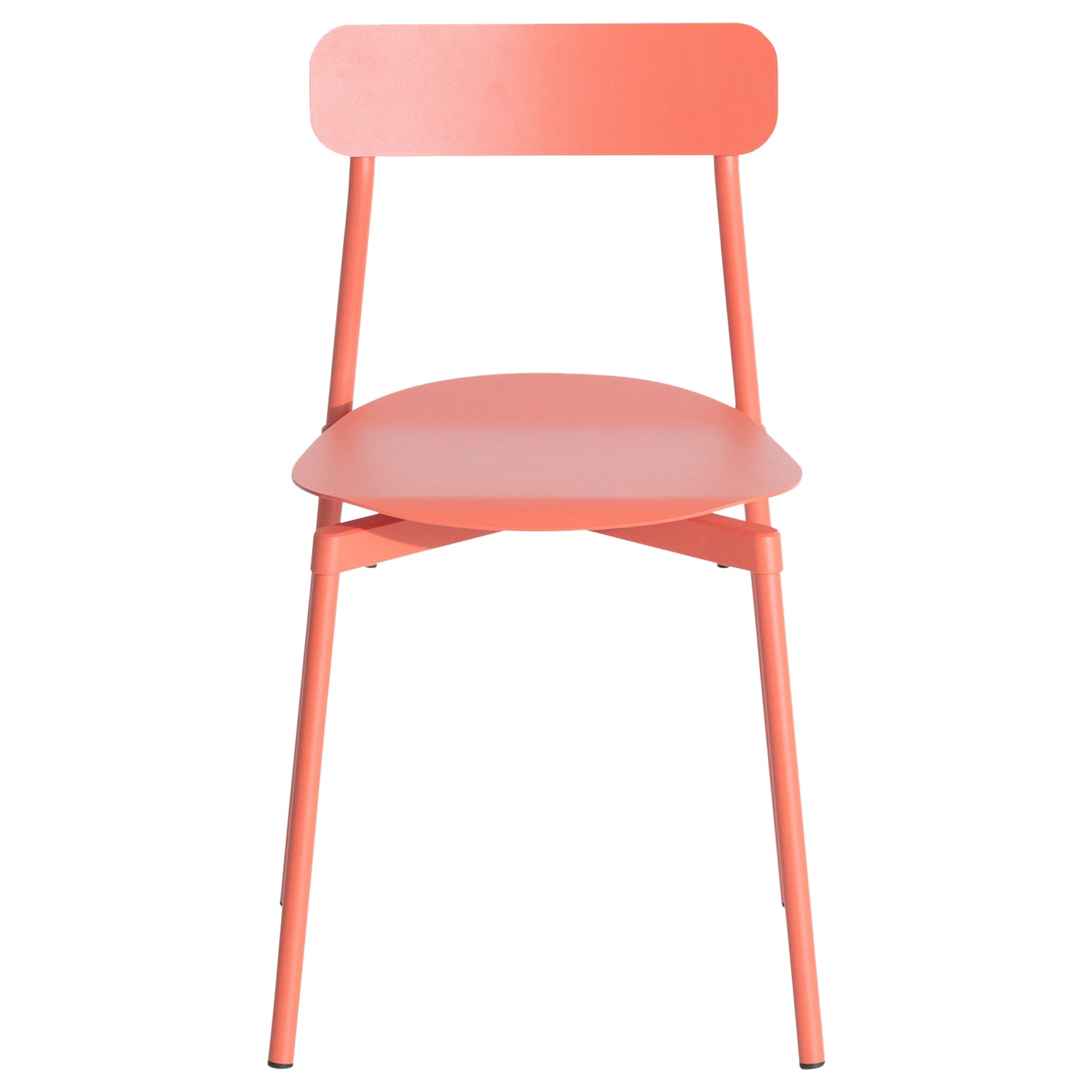 Silla Petite Friture Fromme de aluminio coral de Tom Chung, 2019