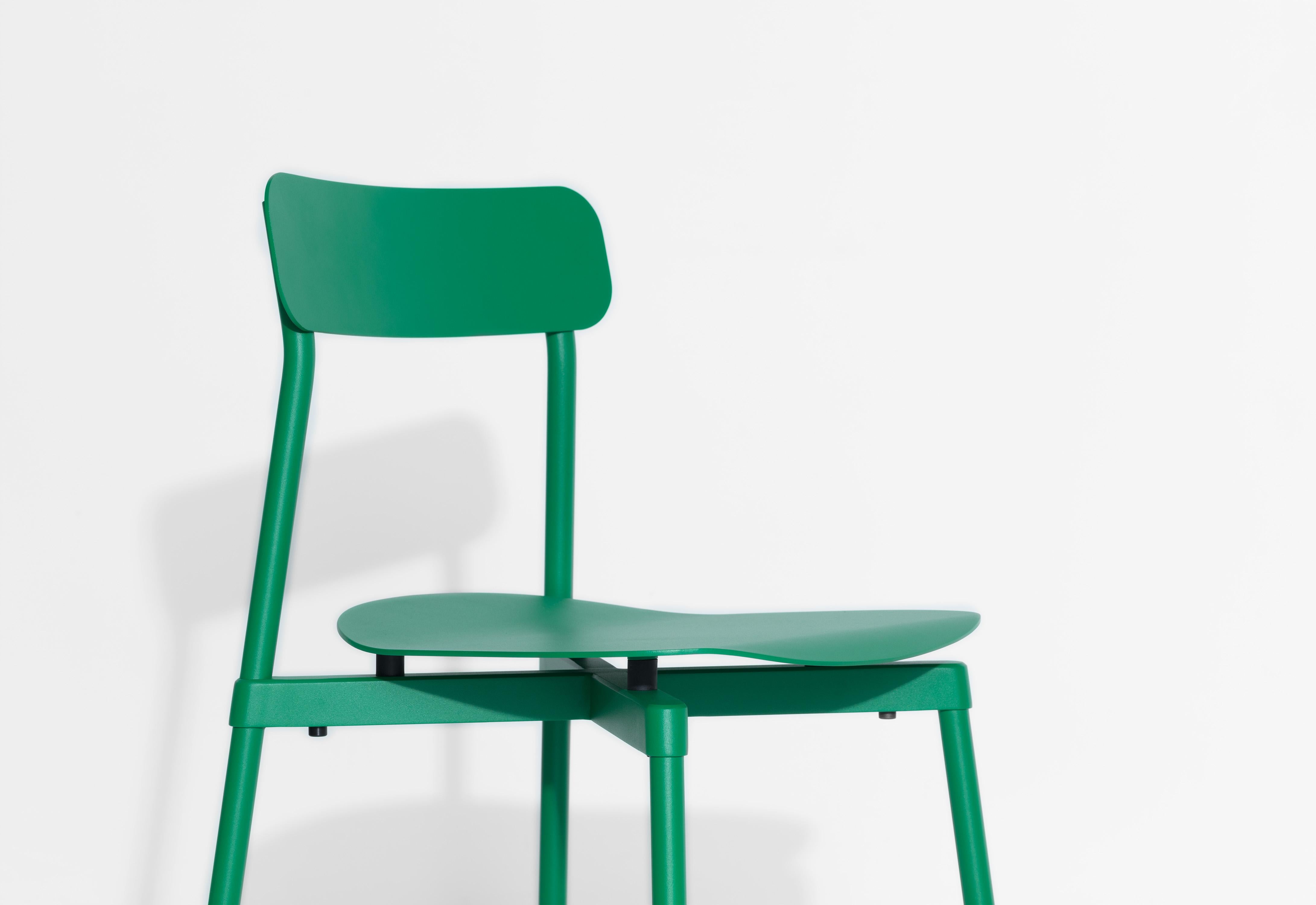 Aluminum Petite Friture Fromme Chair in Mint-Green Aluminium by Tom Chung, 2019 For Sale