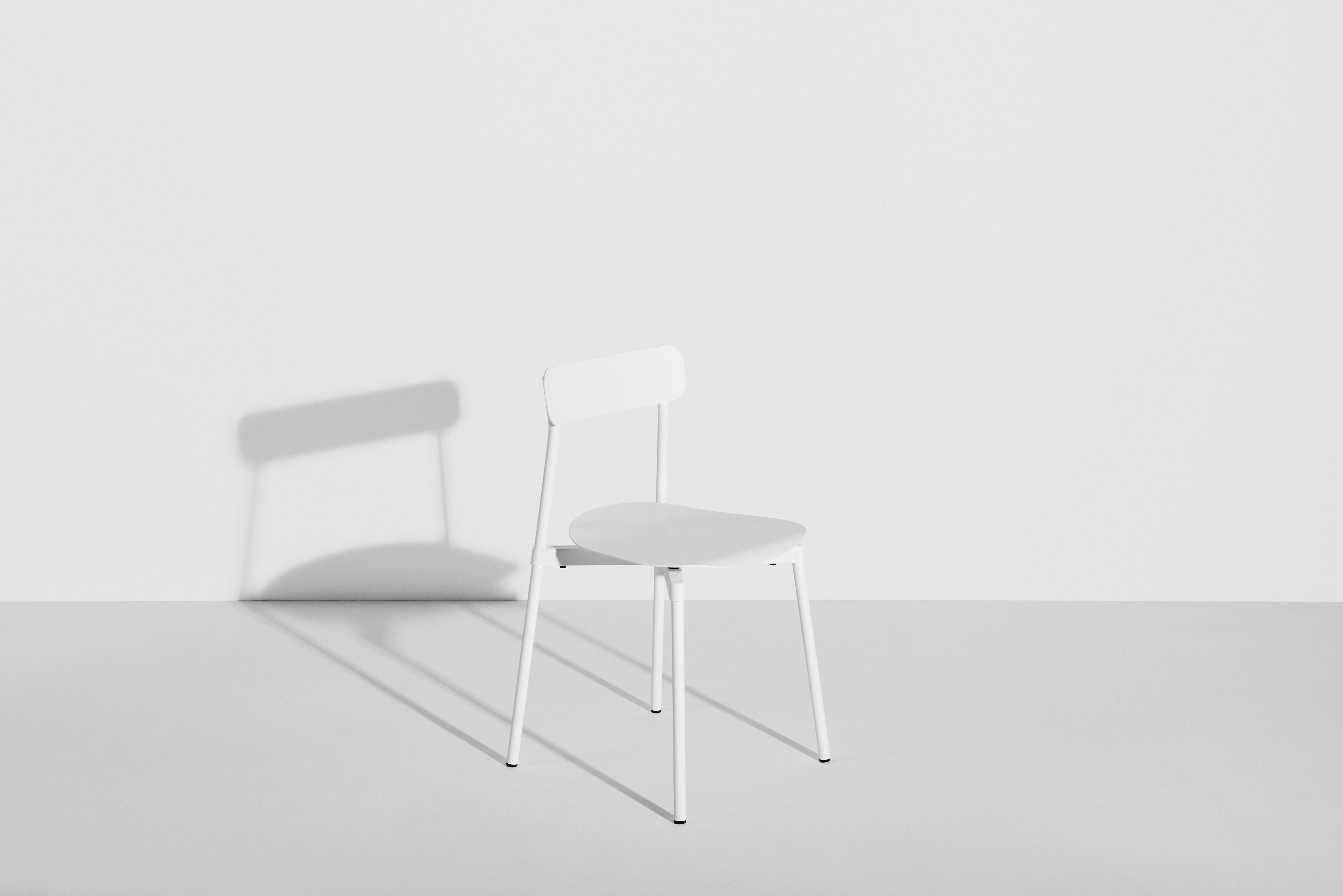 Chinese Petite Friture Fromme Chair in White Aluminium by Tom Chung, 2019 For Sale