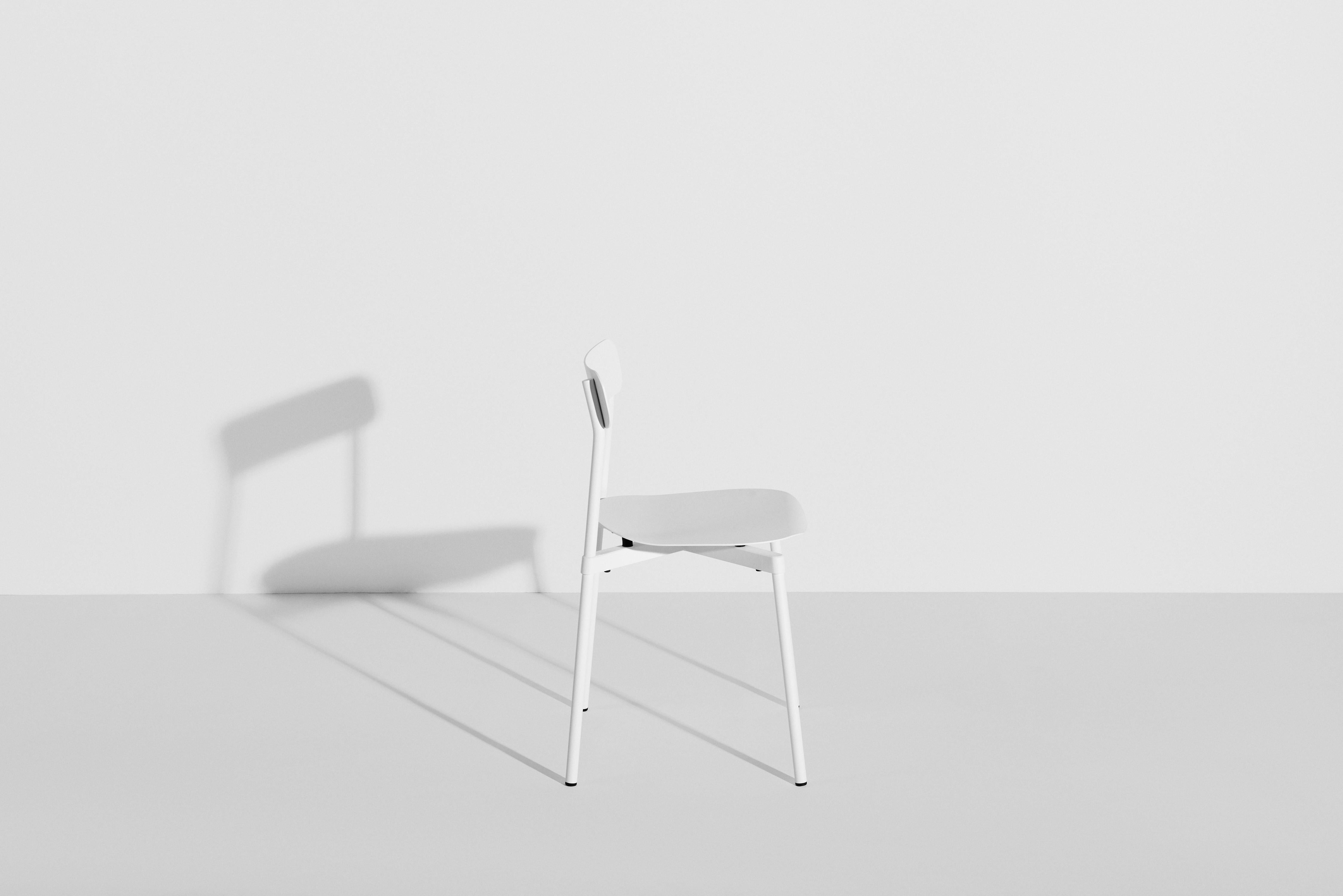 Petite Friture Fromme Chair in White Aluminium by Tom Chung, 2019 In New Condition For Sale In Brooklyn, NY
