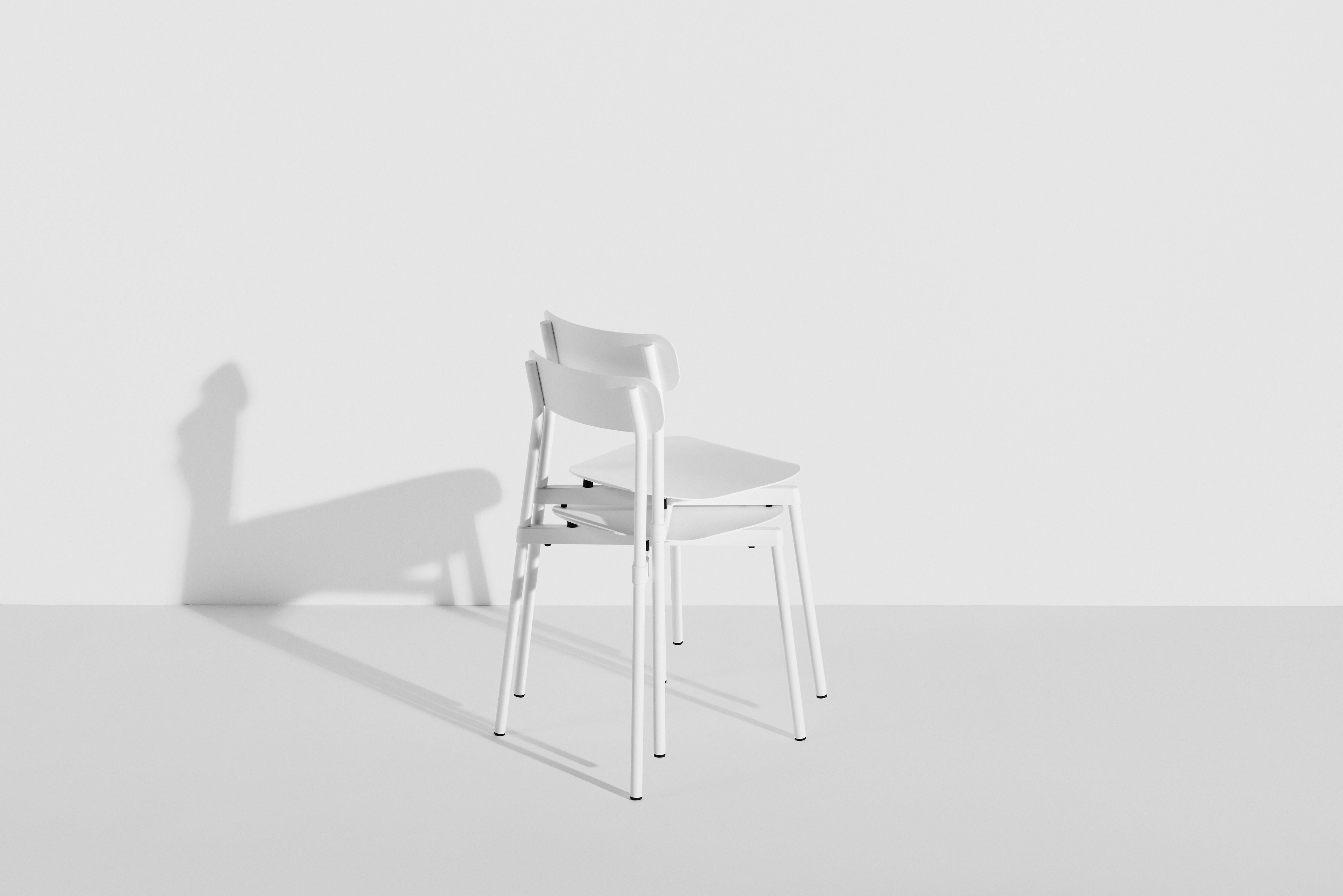 Contemporary Petite Friture Fromme Chair in White Aluminium by Tom Chung, 2019 For Sale