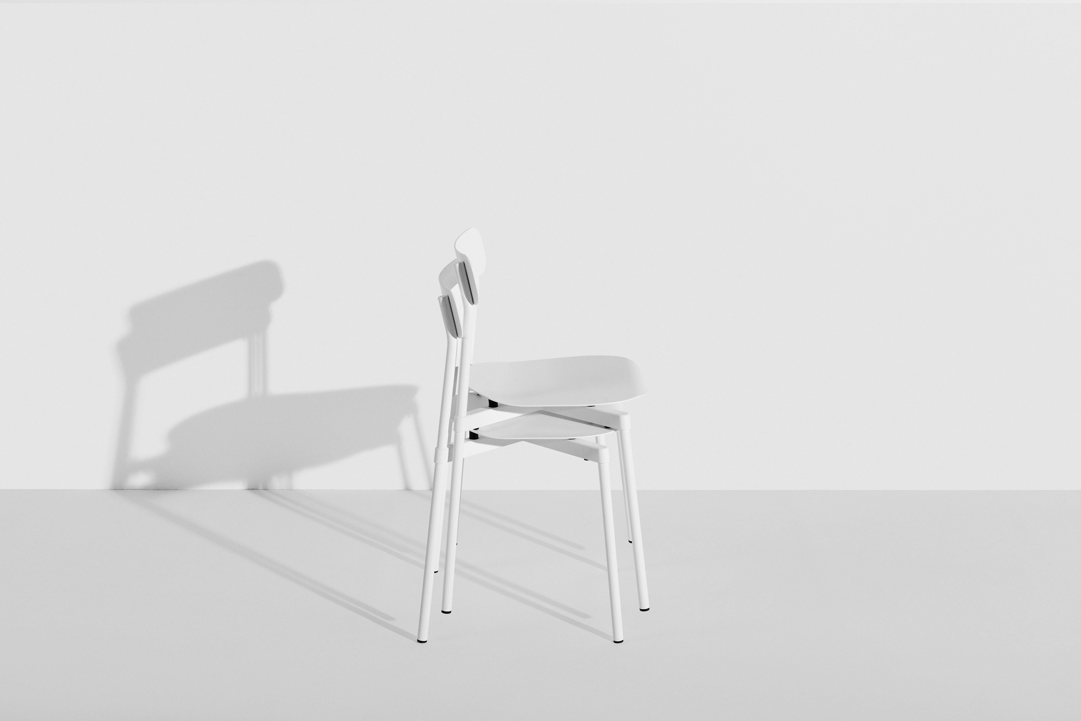 Aluminum Petite Friture Fromme Chair in White Aluminium by Tom Chung, 2019 For Sale