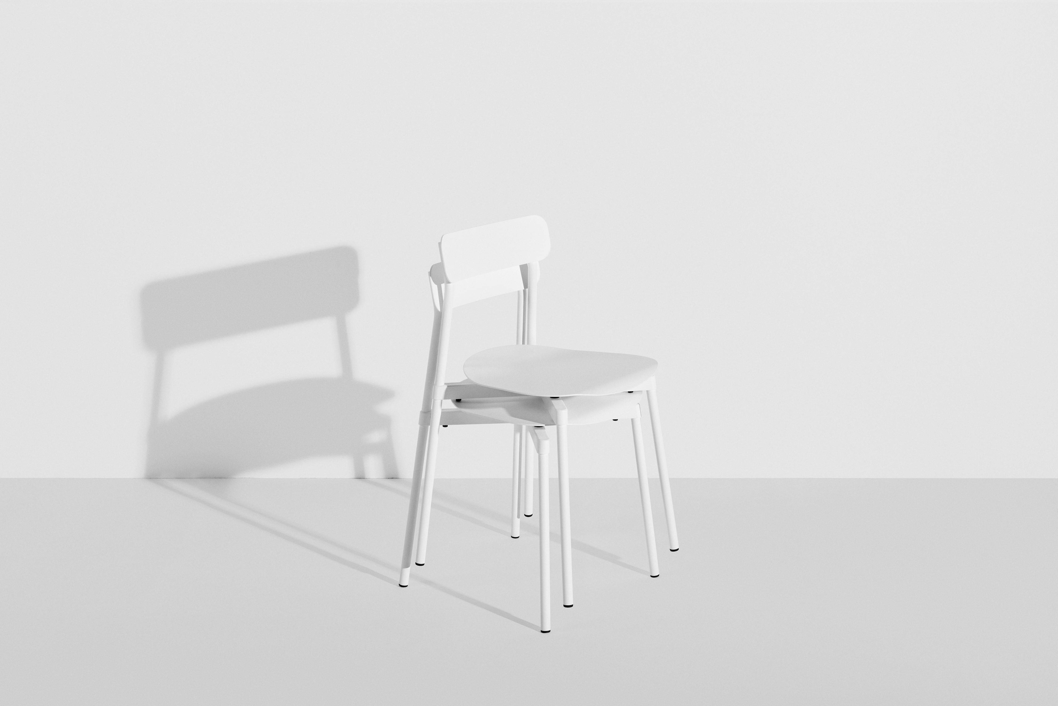 Petite Friture Fromme Chair in White Aluminium by Tom Chung, 2019 For Sale 1