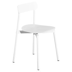Chaise Petite Friture Fromme en aluminium blanc par Tom Chung, 2019