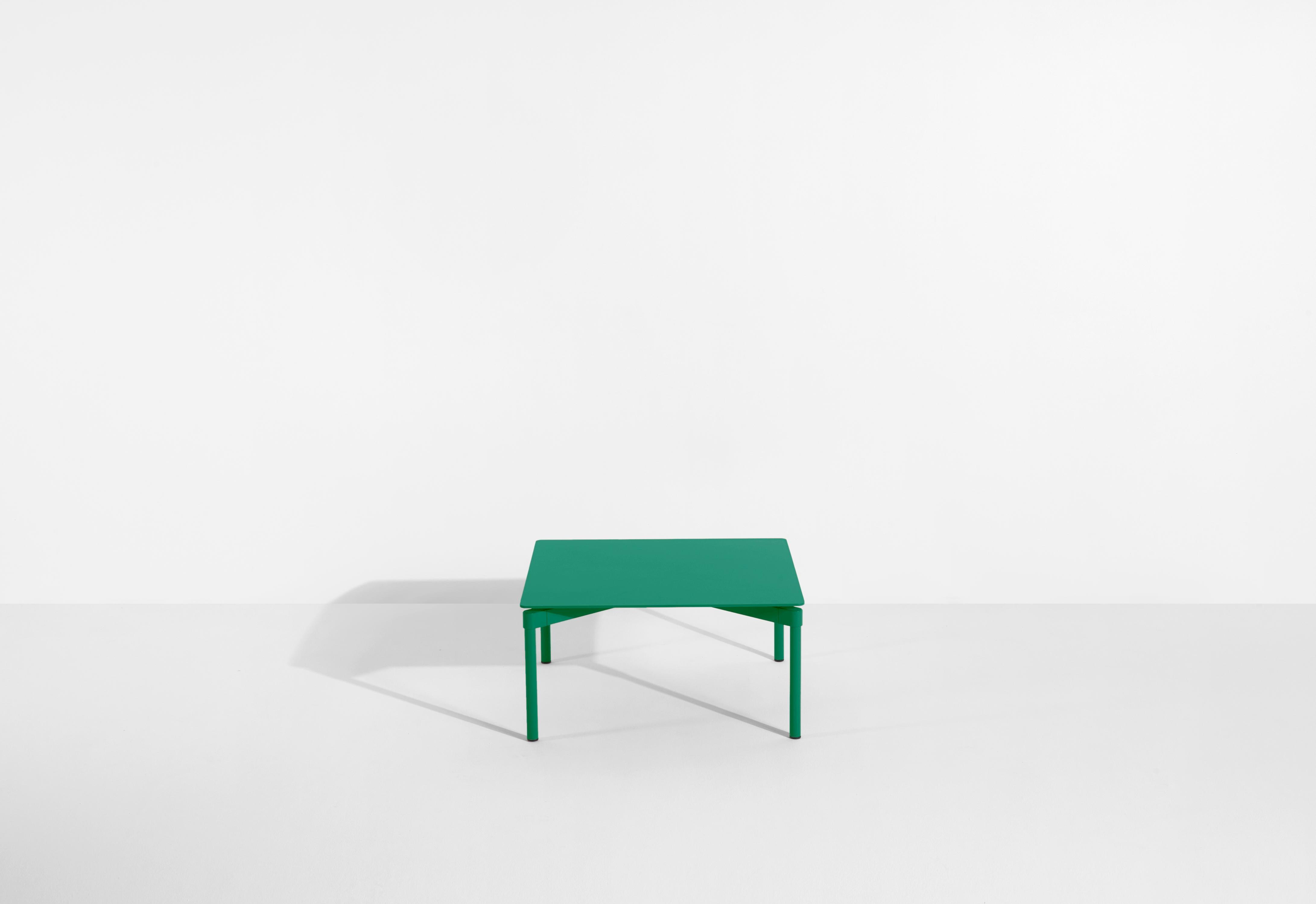 Petite Friture Fromme Coffee Table in Mint-Green Aluminium by Tom Chung, 2020 In New Condition For Sale In Brooklyn, NY