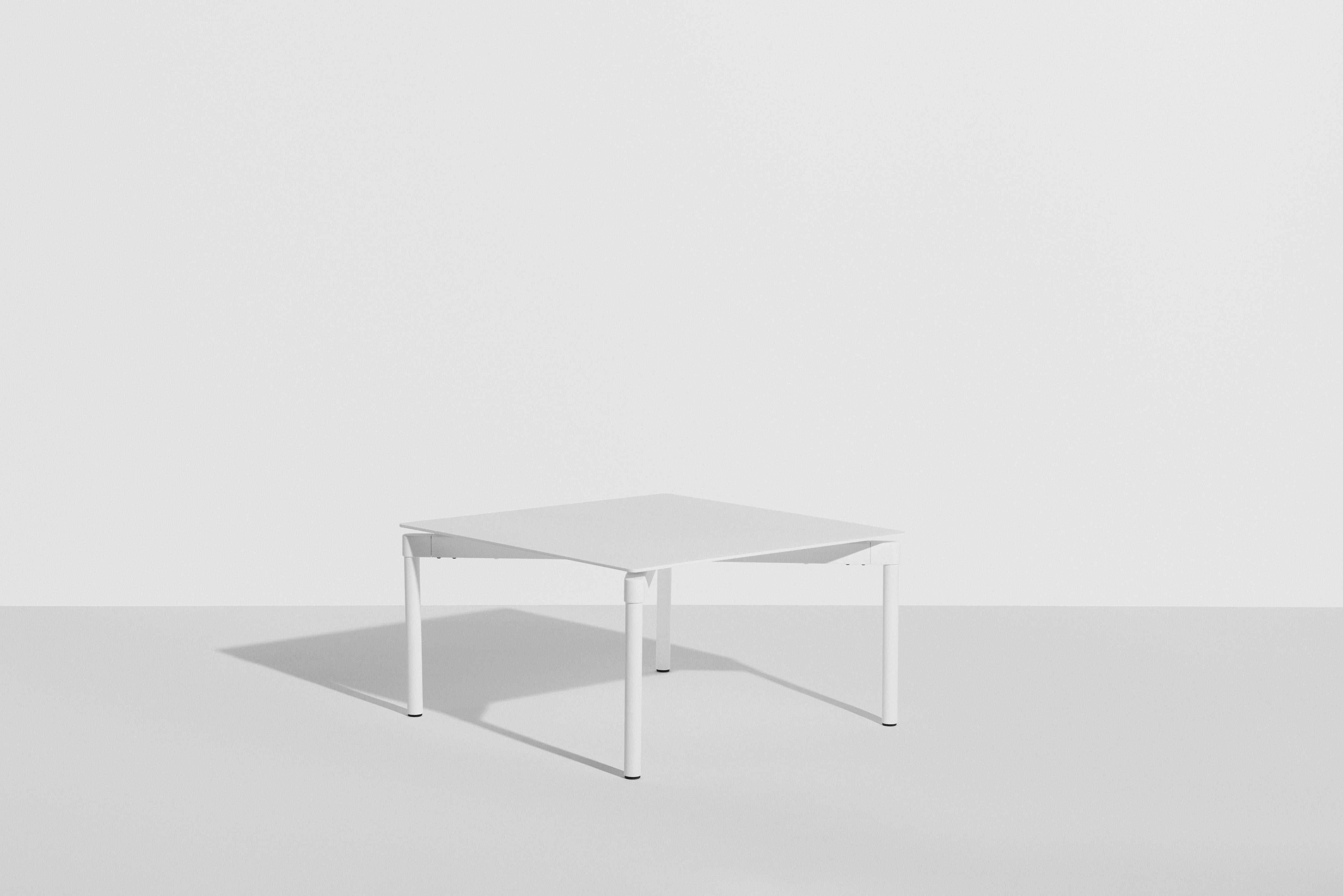 Chinese Petite Friture Fromme Coffee Table in White Aluminium by Tom Chung, 2020 For Sale