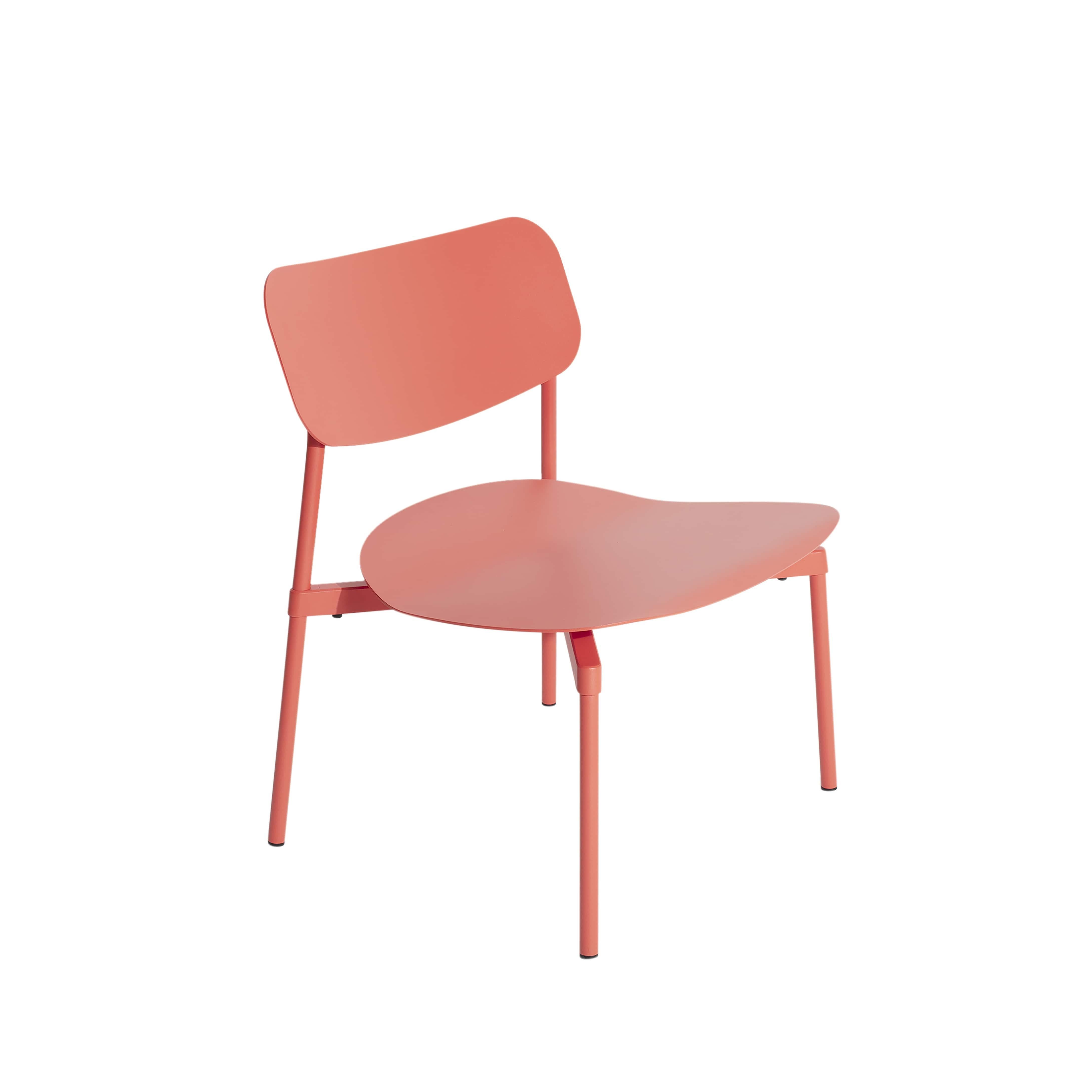 Petite Friture Fromme Lounge Armchair in Coral Aluminium by Tom Chung, 2020

The Fromme collection stands out by its pure line and compact design. Absorbers placed under the seating gives a soft and very comfortable flexibility to seats. Made from