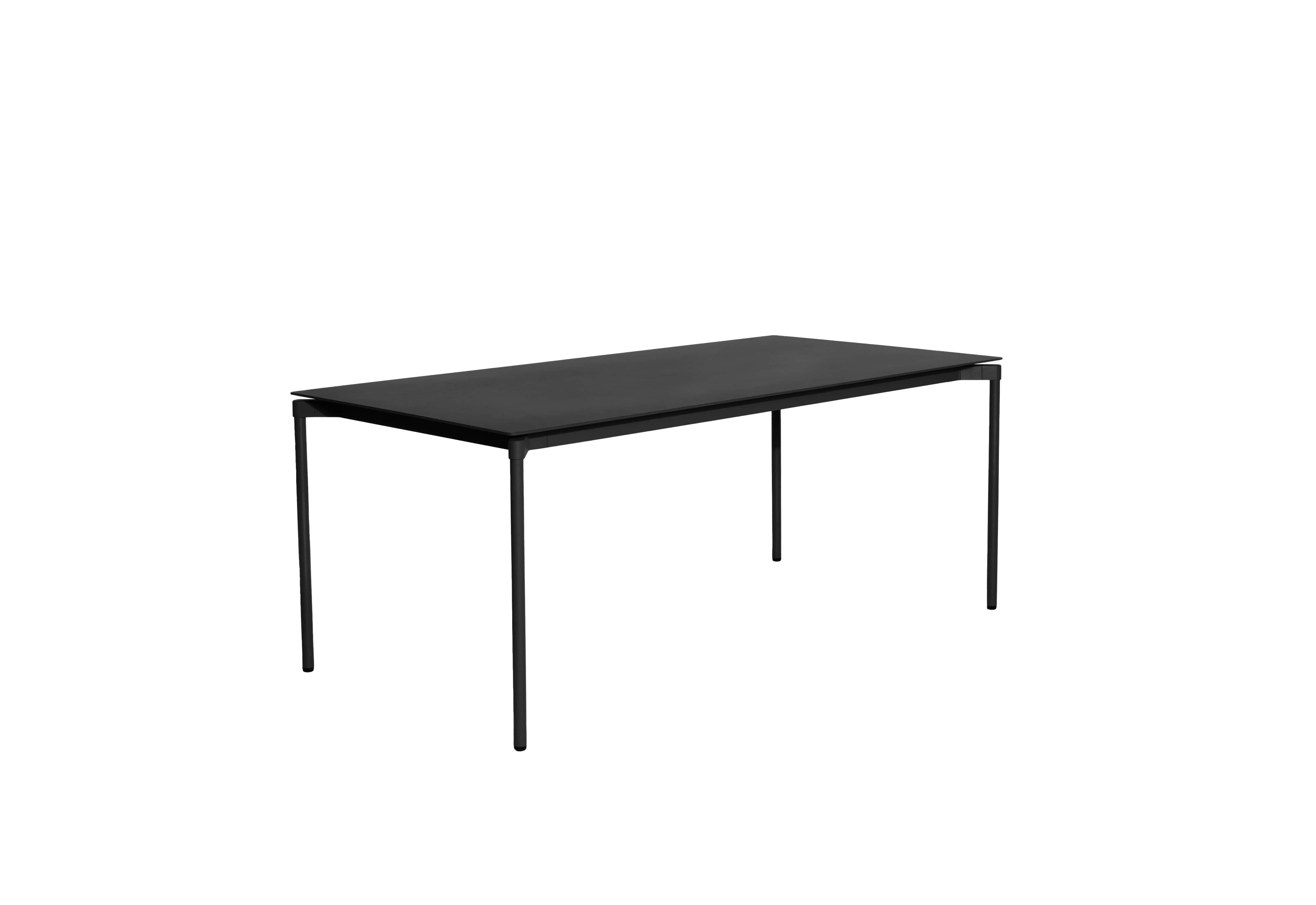 Petite Friture Fromme Rectangular Table in Black Aluminium by Tom Chung, 2020

The Fromme collection stands out by its pure line and compact design. Absorbers placed under the seating gives a soft and very comfortable flexibility to seats. Made