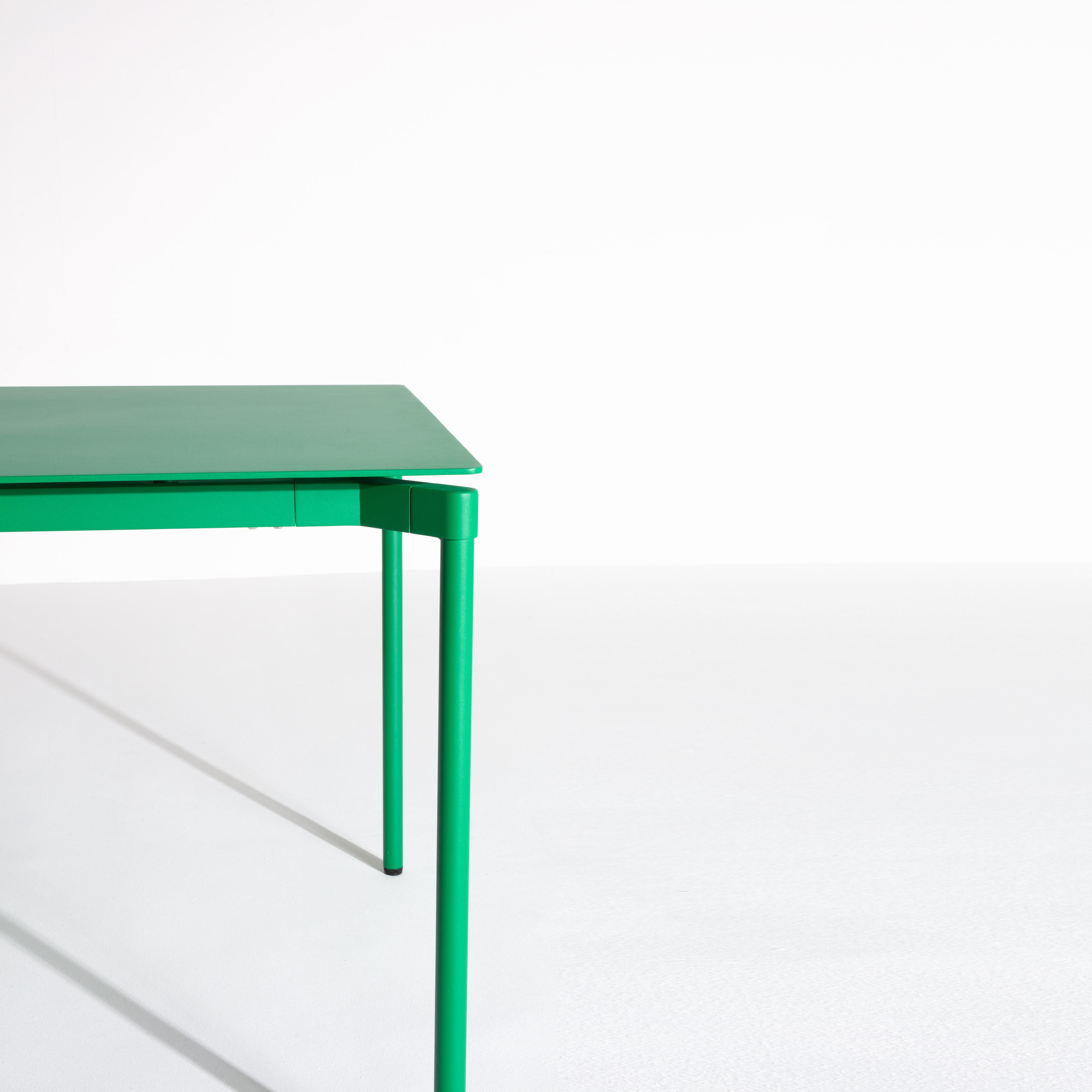 Petite Friture Fromme Rectangular Table in Mint-Green Aluminium by Tom Chung In New Condition For Sale In Brooklyn, NY