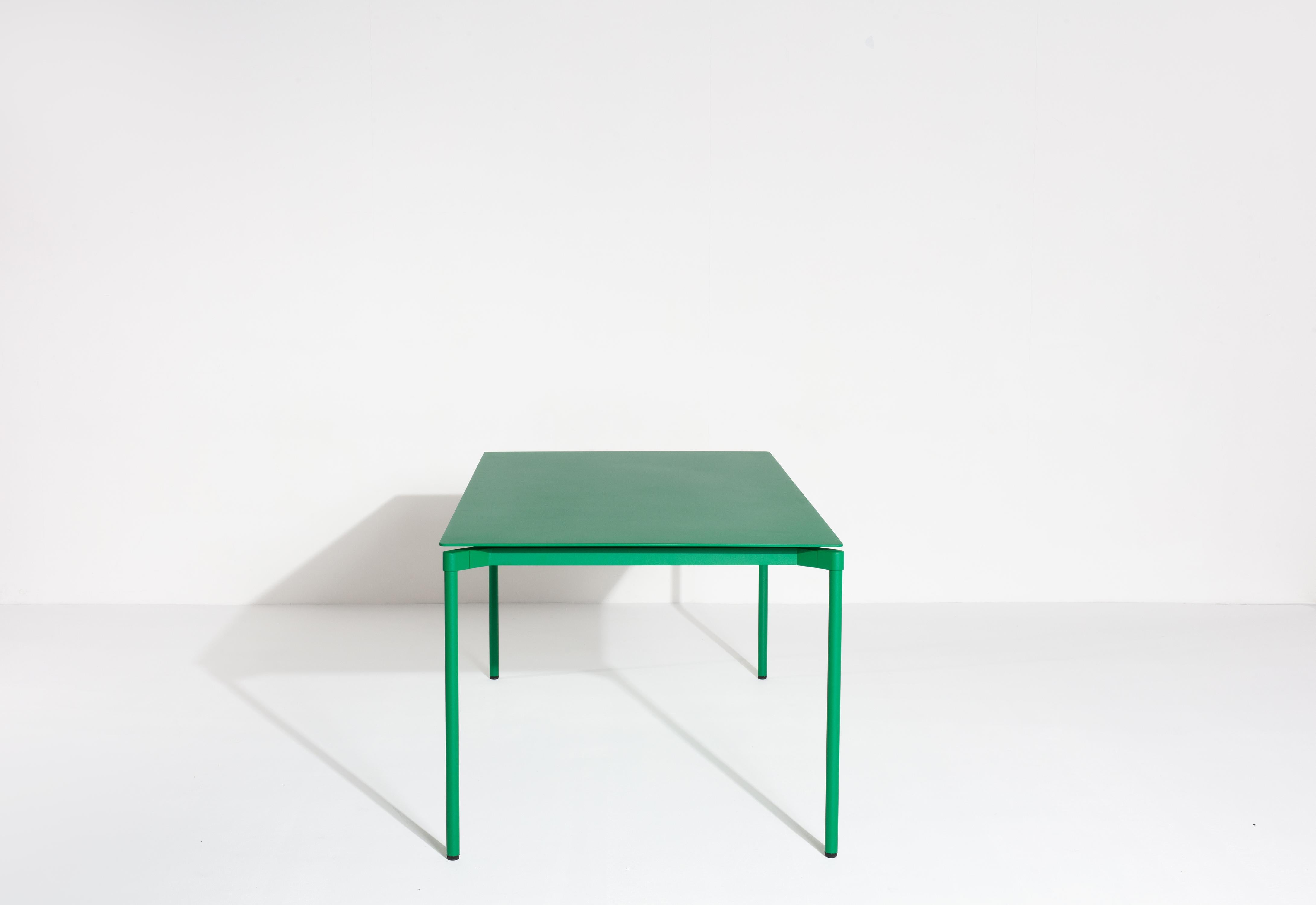 Contemporary Petite Friture Fromme Rectangular Table in Mint-Green Aluminium by Tom Chung For Sale