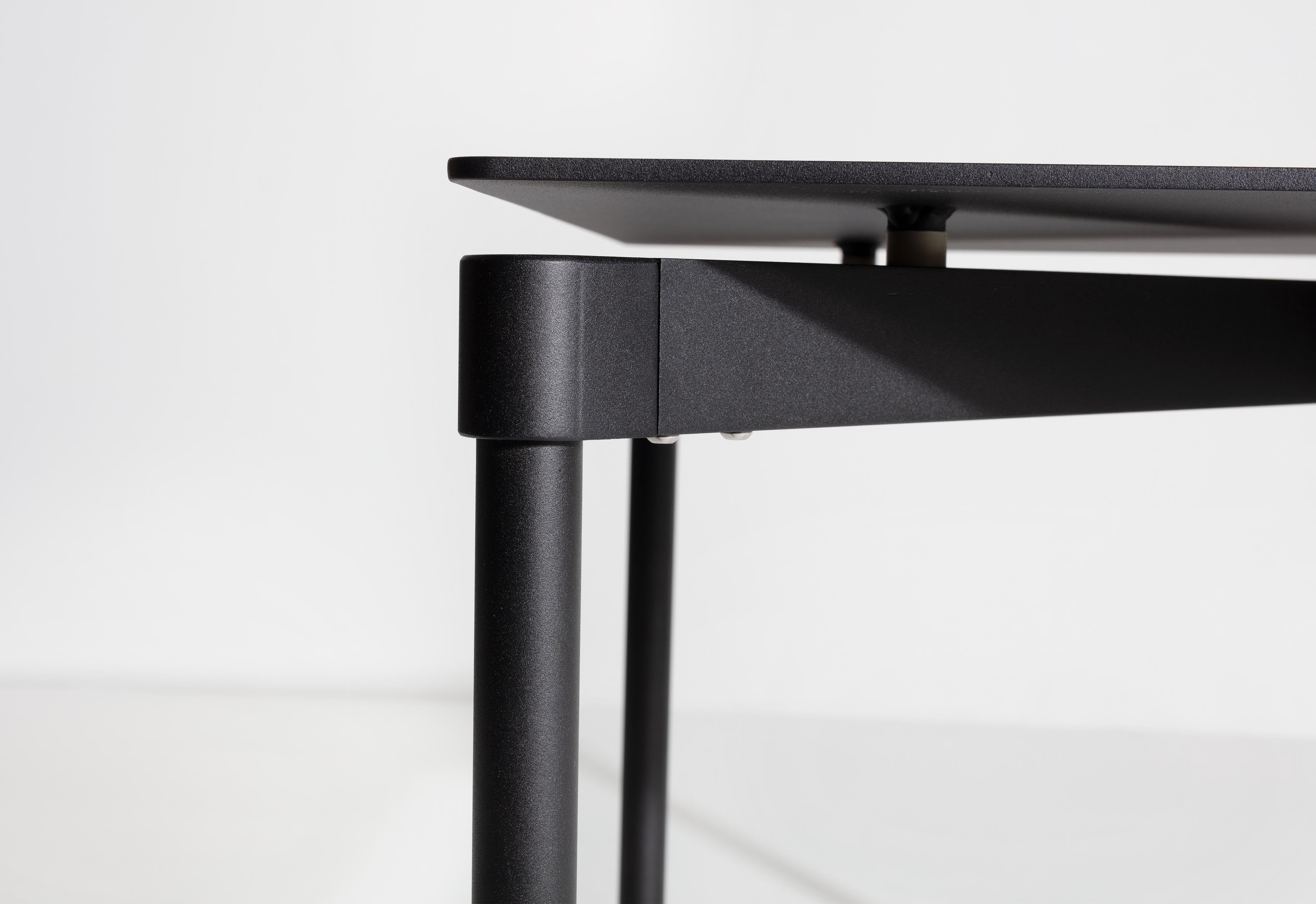 Contemporary Petite Friture Fromme Square Table in Black Aluminium by Tom Chung For Sale
