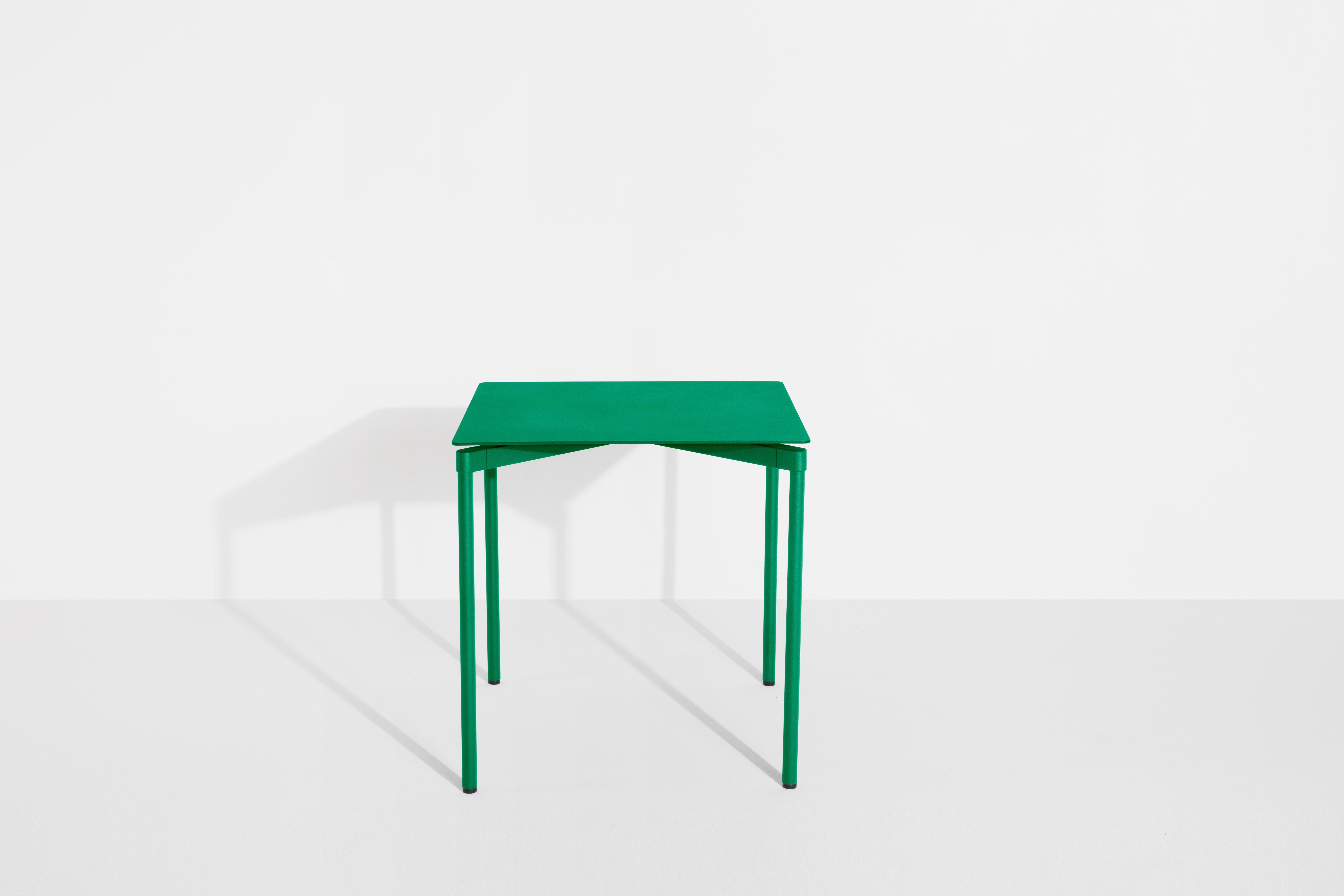 Petite Friture Fromme Square Table in Mint-Green Aluminium by Tom Chung In New Condition For Sale In Brooklyn, NY