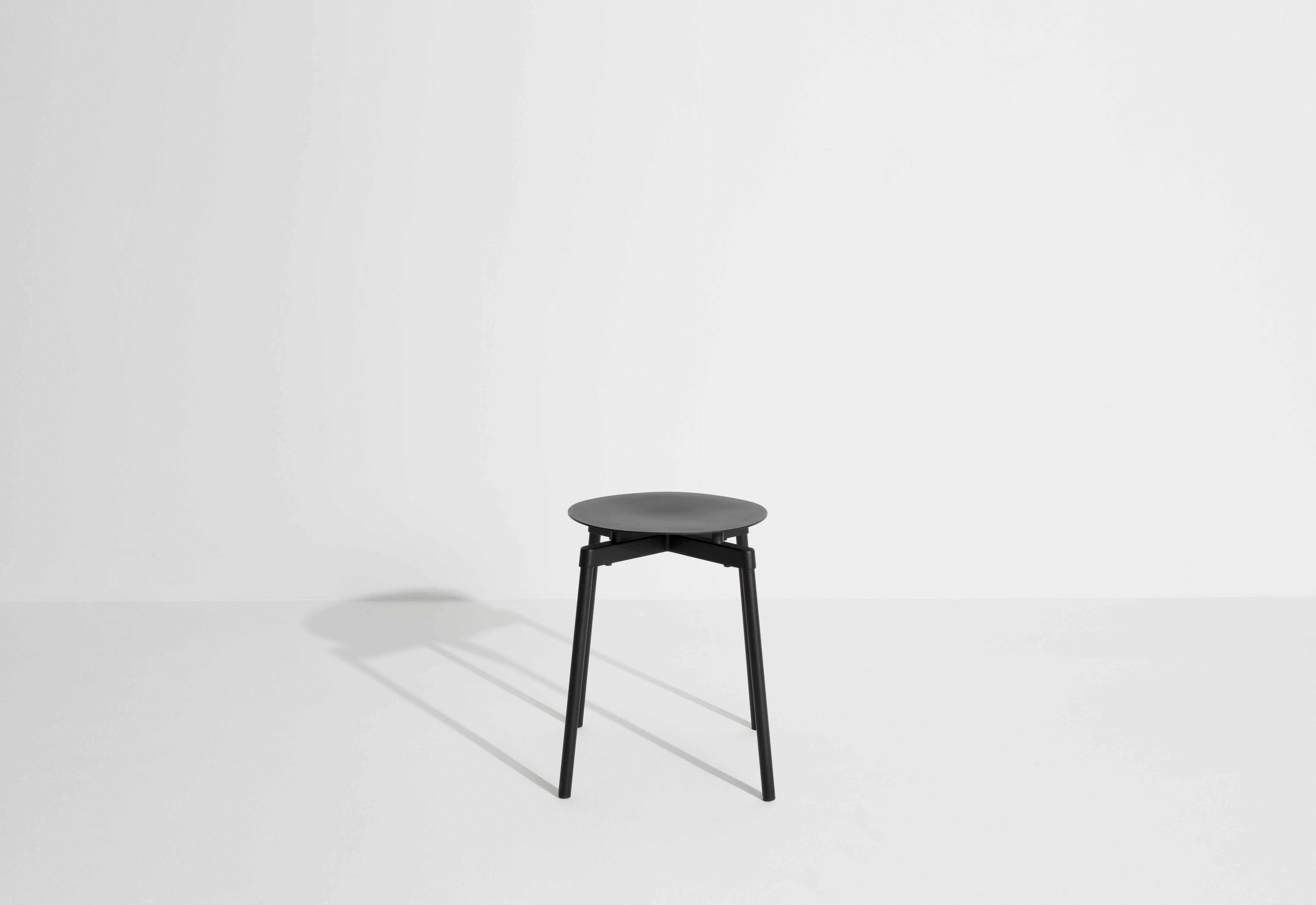 Petite Friture Fromme Stool in Black Aluminium by Tom Chung, 2020 In New Condition For Sale In Brooklyn, NY