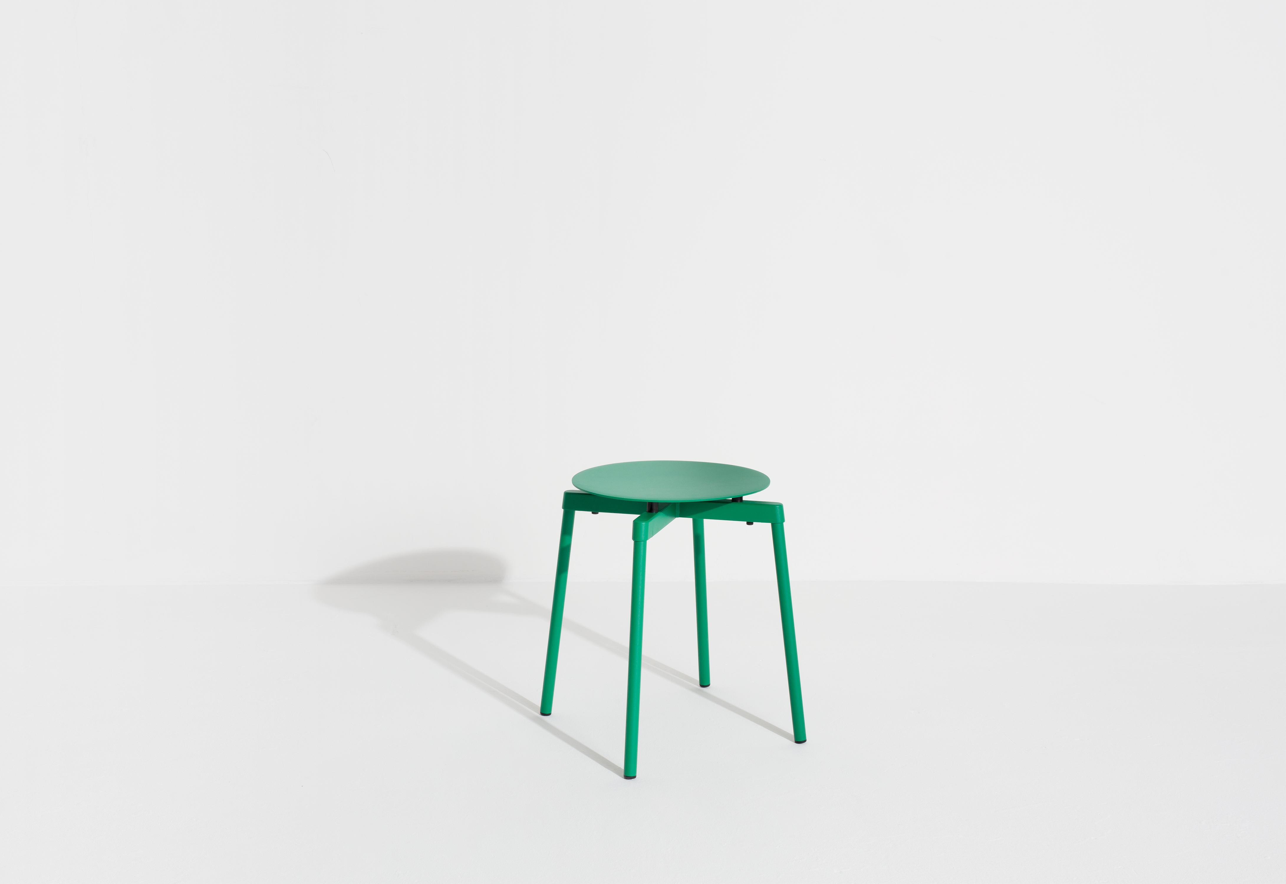 Chinese Petite Friture Fromme Stool in Mint-Green Aluminium by Tom Chung, 2020 For Sale