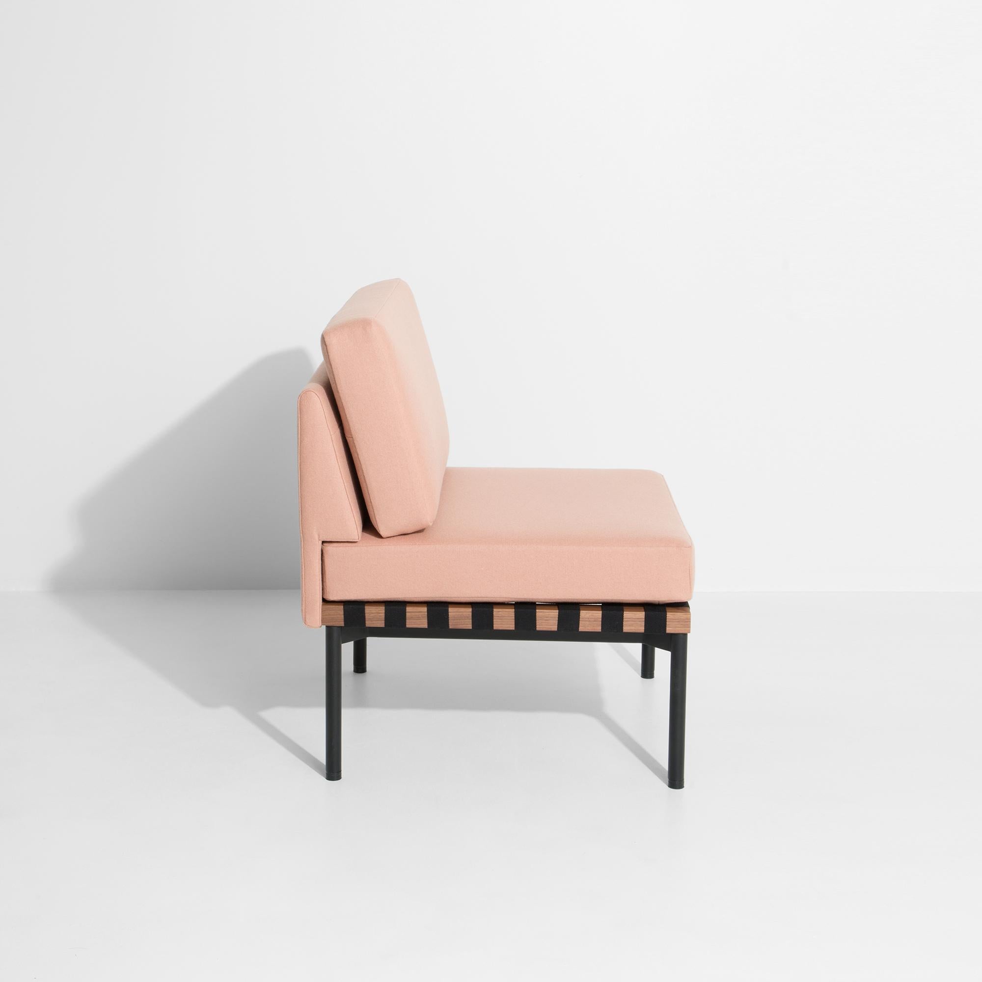 Petite Friture Grid chair without Armrest in Peach by Studio Pool, 2016

Pool designed the Grid collection in reference to the Bauhaus style and in honour of the graphic talents. Each element of this all-modular system retains the identity of the