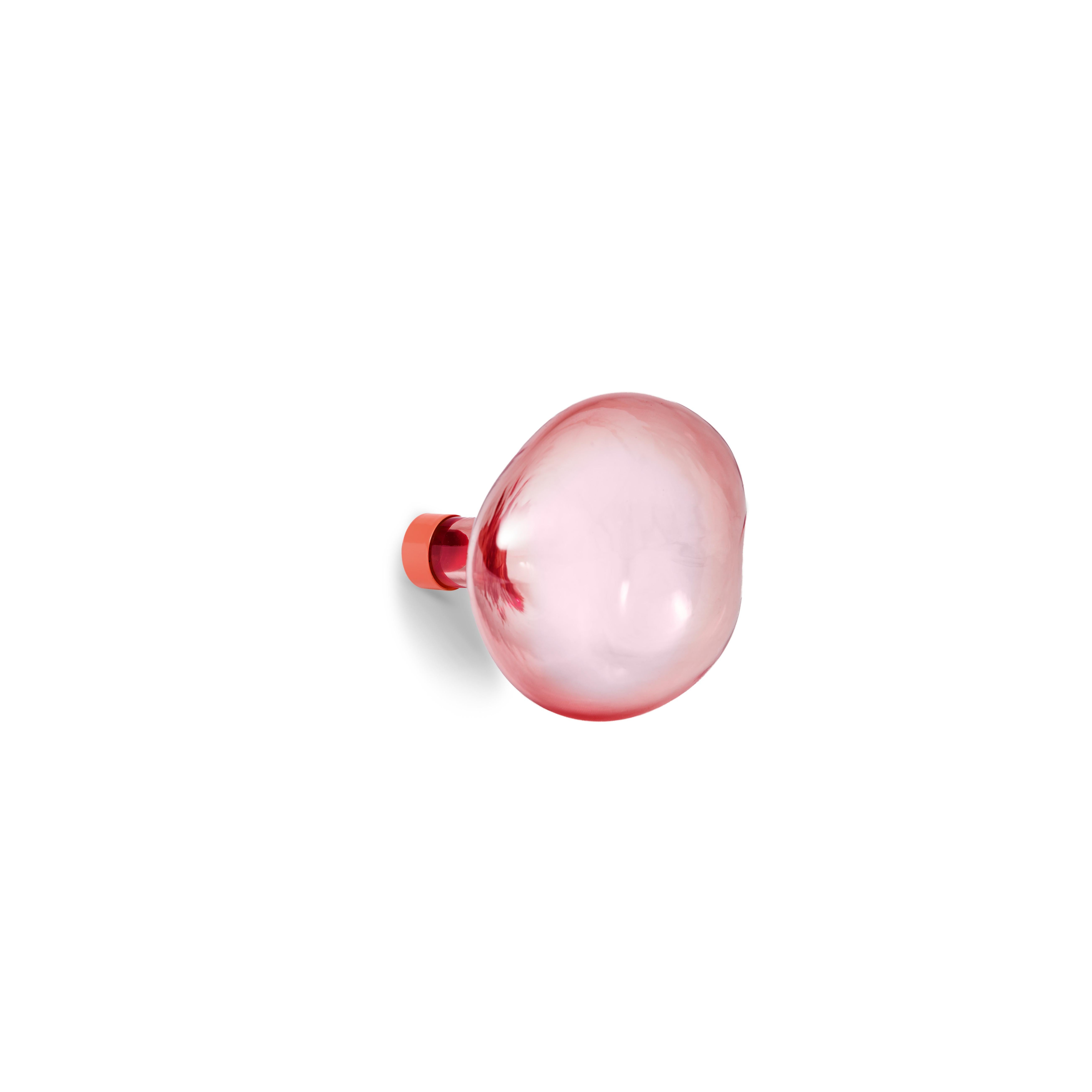 Petite Friture Large Bubble Coat Hanger in Transparent Coral Glass by Vaulot & Dyèvre, 2014

Hand blown in a mould, the bubble coat cook come in two sizes and set up in the same manner as soap bubbles, in unpredictable forms. The result
