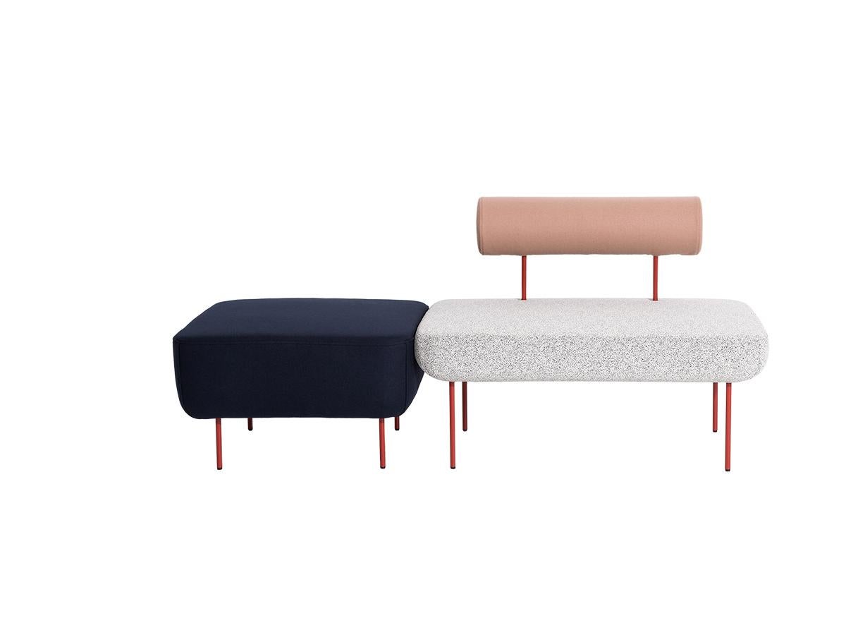 Petite Friture Large Hoff Armchair in Grey and Pink par Morten & Jonas, 2015 en vente 1