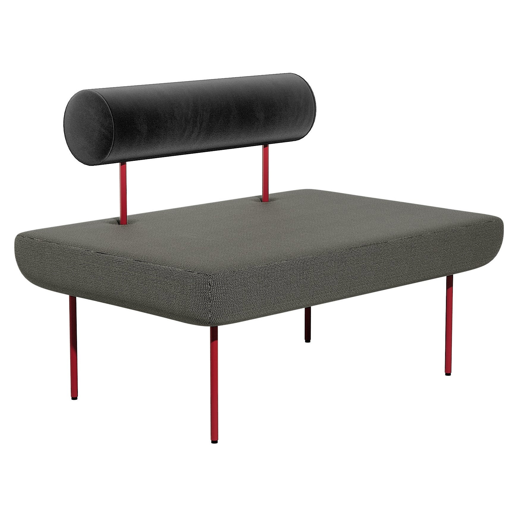 Poltrona Petite Friture Large Hoff in grigio-nero di Morten & Jonas, 2015