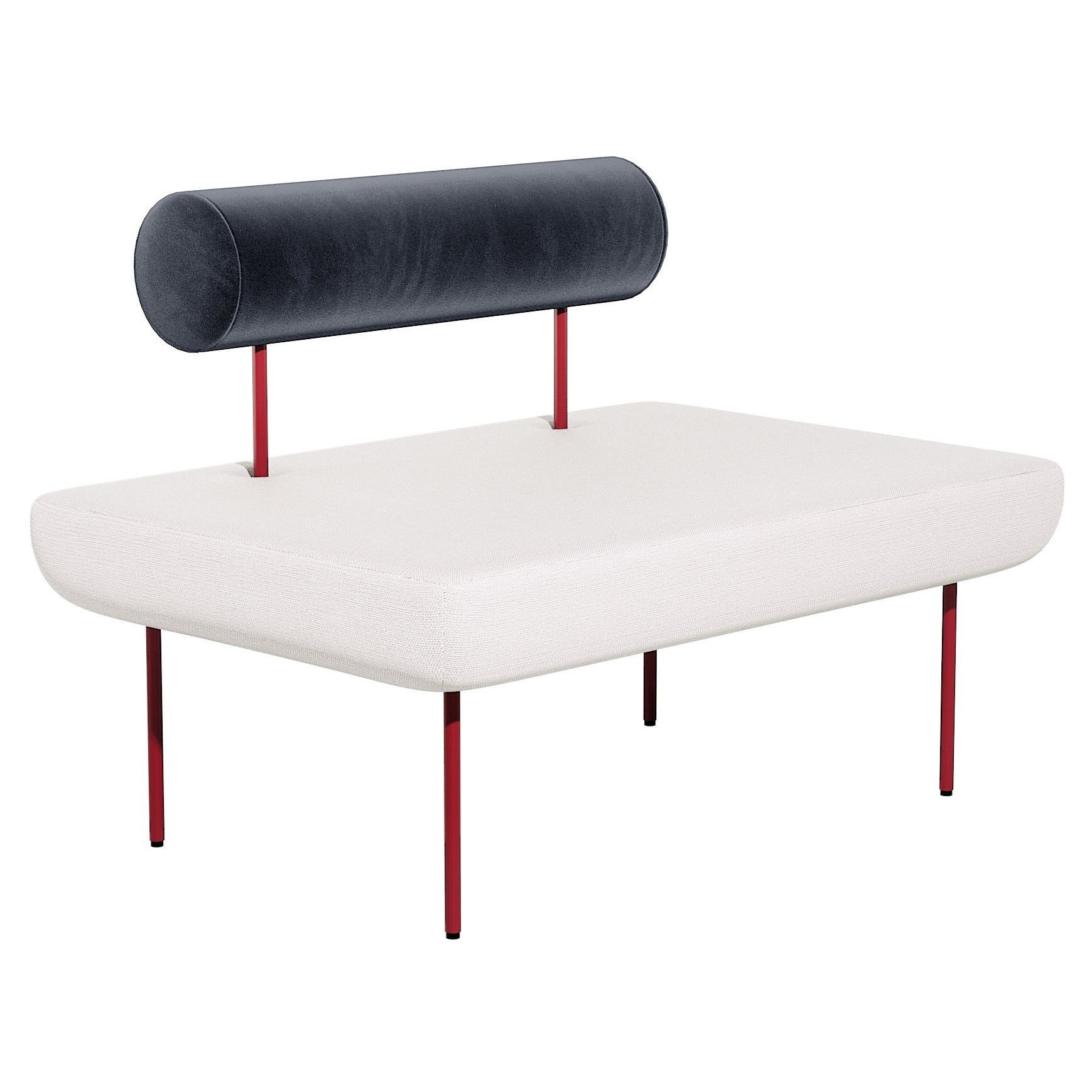 Poltrona Petite Friture Large Hoff in grigio-blu di Morten & Jonas, 2015