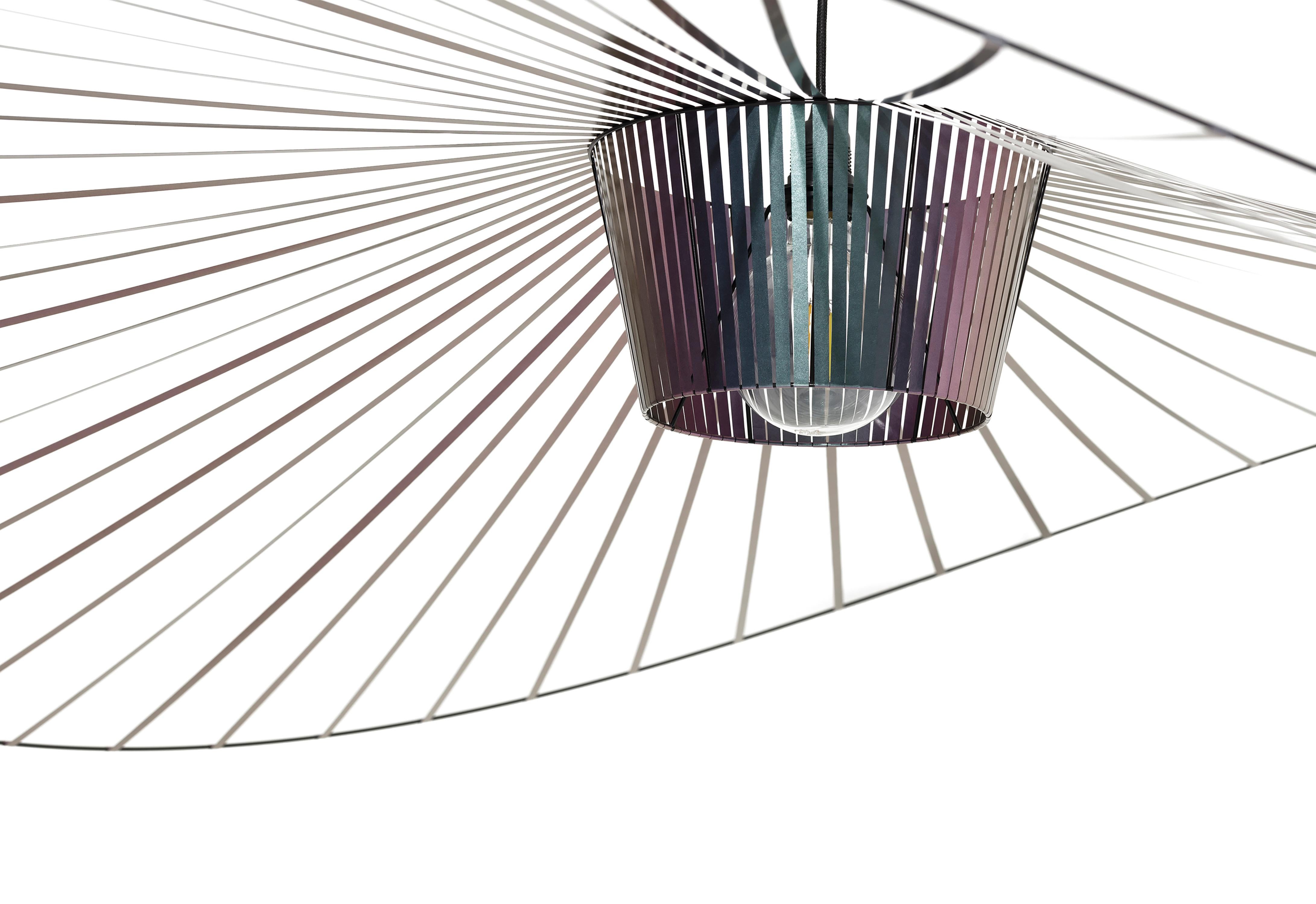 French Petite Friture Large Vertigo Pendant Light in Beetle by Constance Guisset, 2010 For Sale