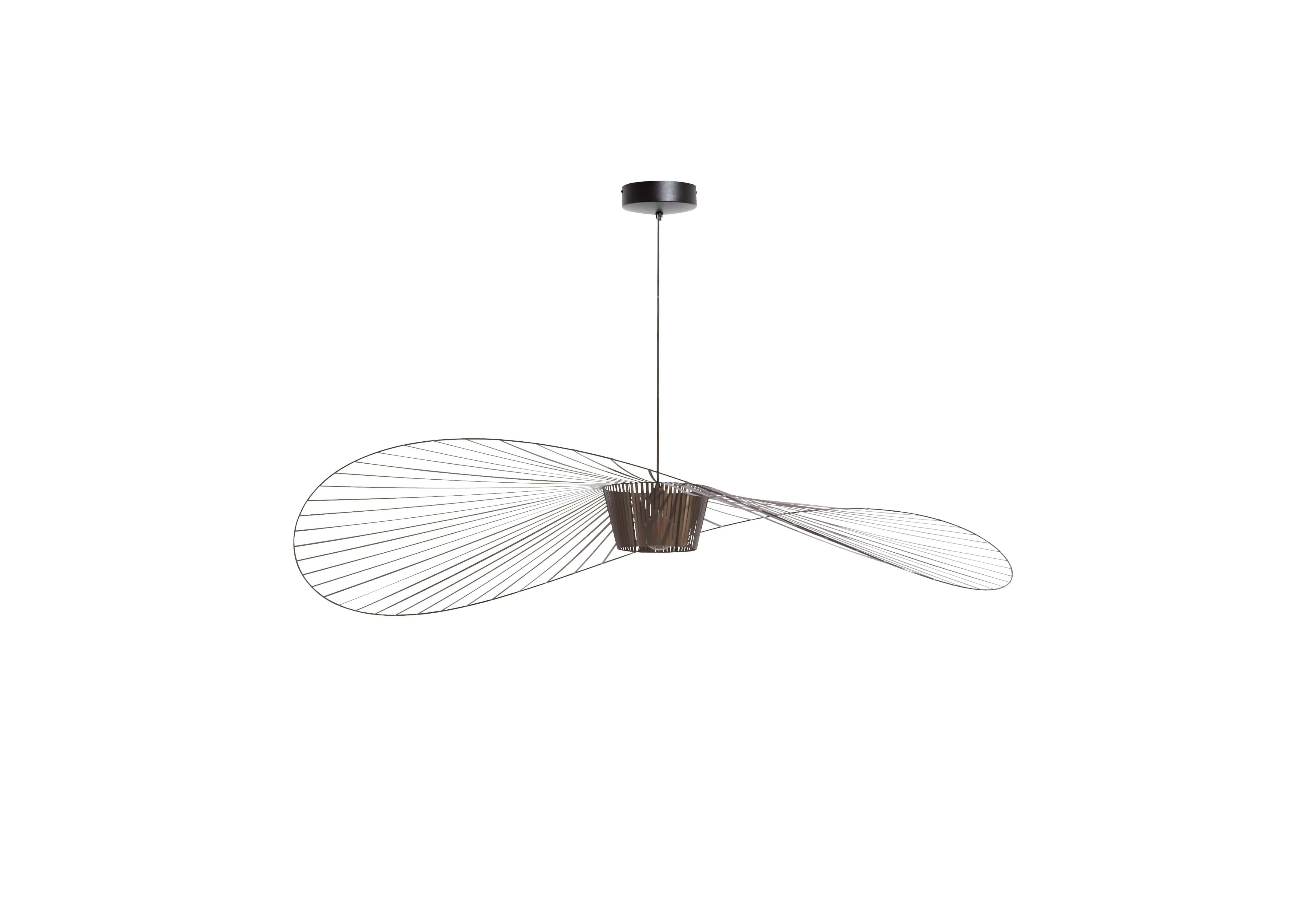 Petite Friture Large Vertigo Pendant Light in Bronze by Constance Guisset, 2010

Edited by Petite Friture in 2010, the Vertigo pendant light is now an icon of contemporary design. With its ultra-light fiberglass structure, stretched with velvety