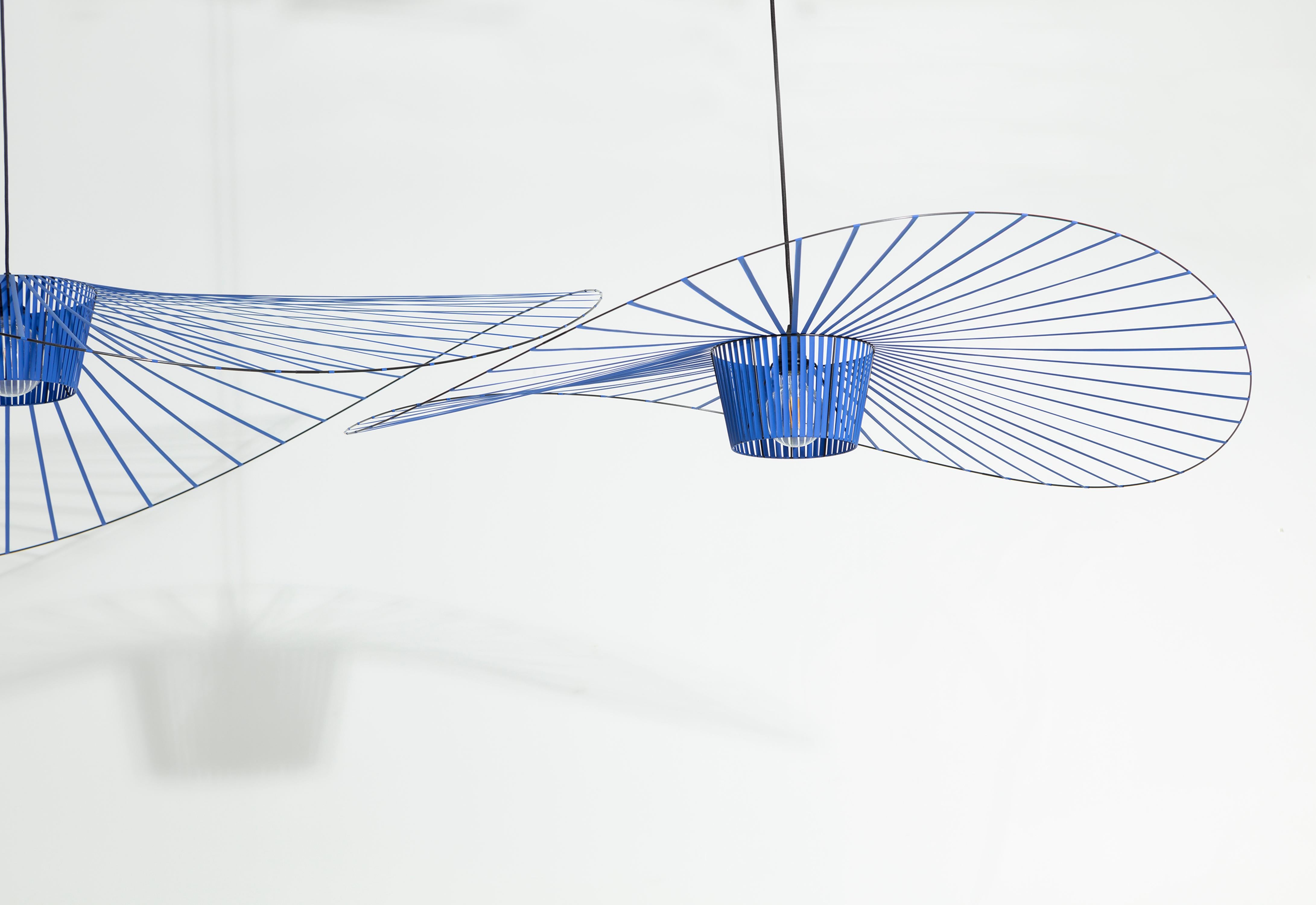 Petite Friture Large Vertigo Pendant Light in Cobalt by Constance Guisset, 2010 For Sale 3
