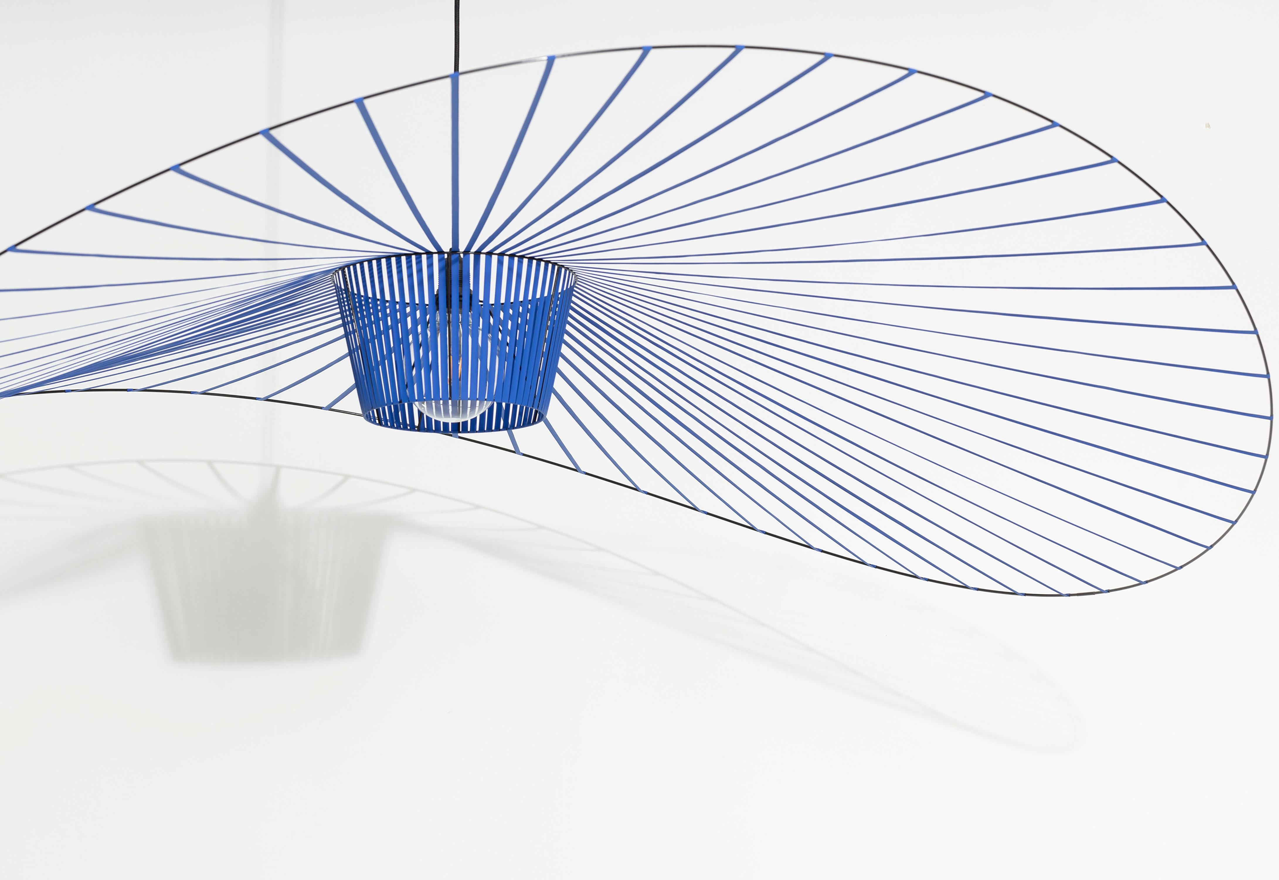 Fibre de verre Petite Friture Large Vertigo Suspension Light in Cobalt par Constance Guisset, 2010 en vente