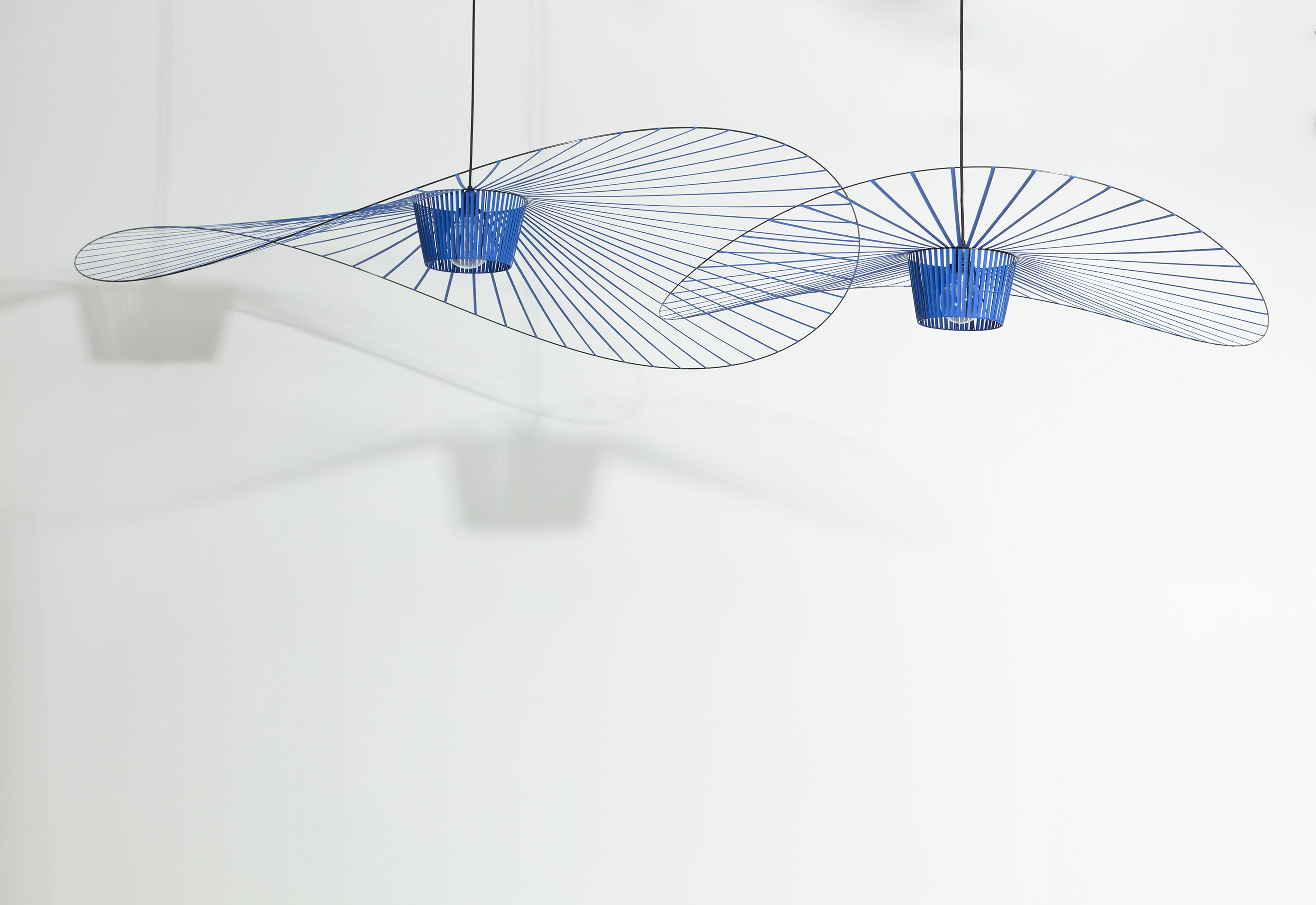 Petite Friture Large Vertigo Pendant Light in Cobalt by Constance Guisset, 2010 For Sale 1