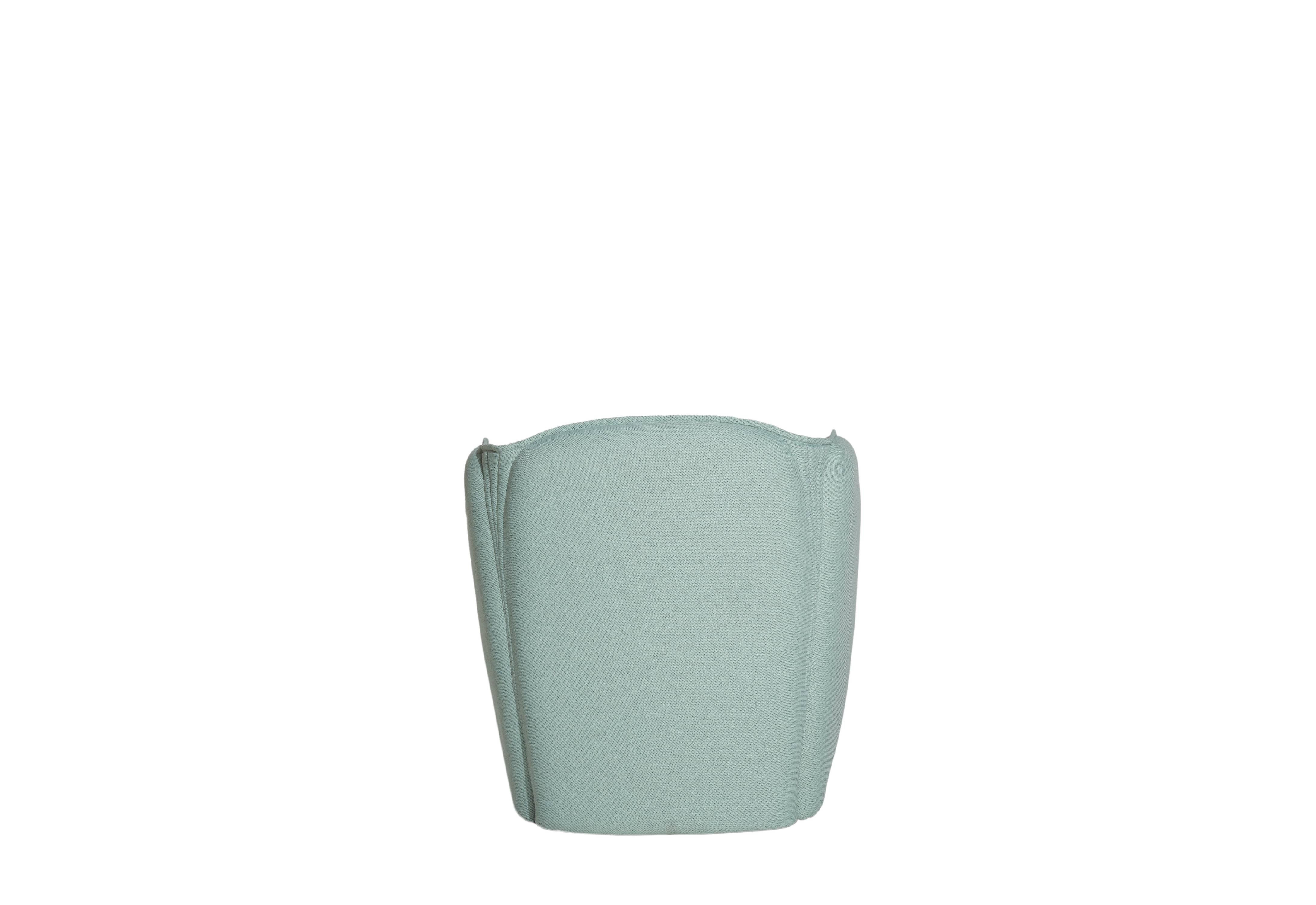 European Petite Friture Lily Armchair in Light Blue by Färg & Blanche, 2022 For Sale