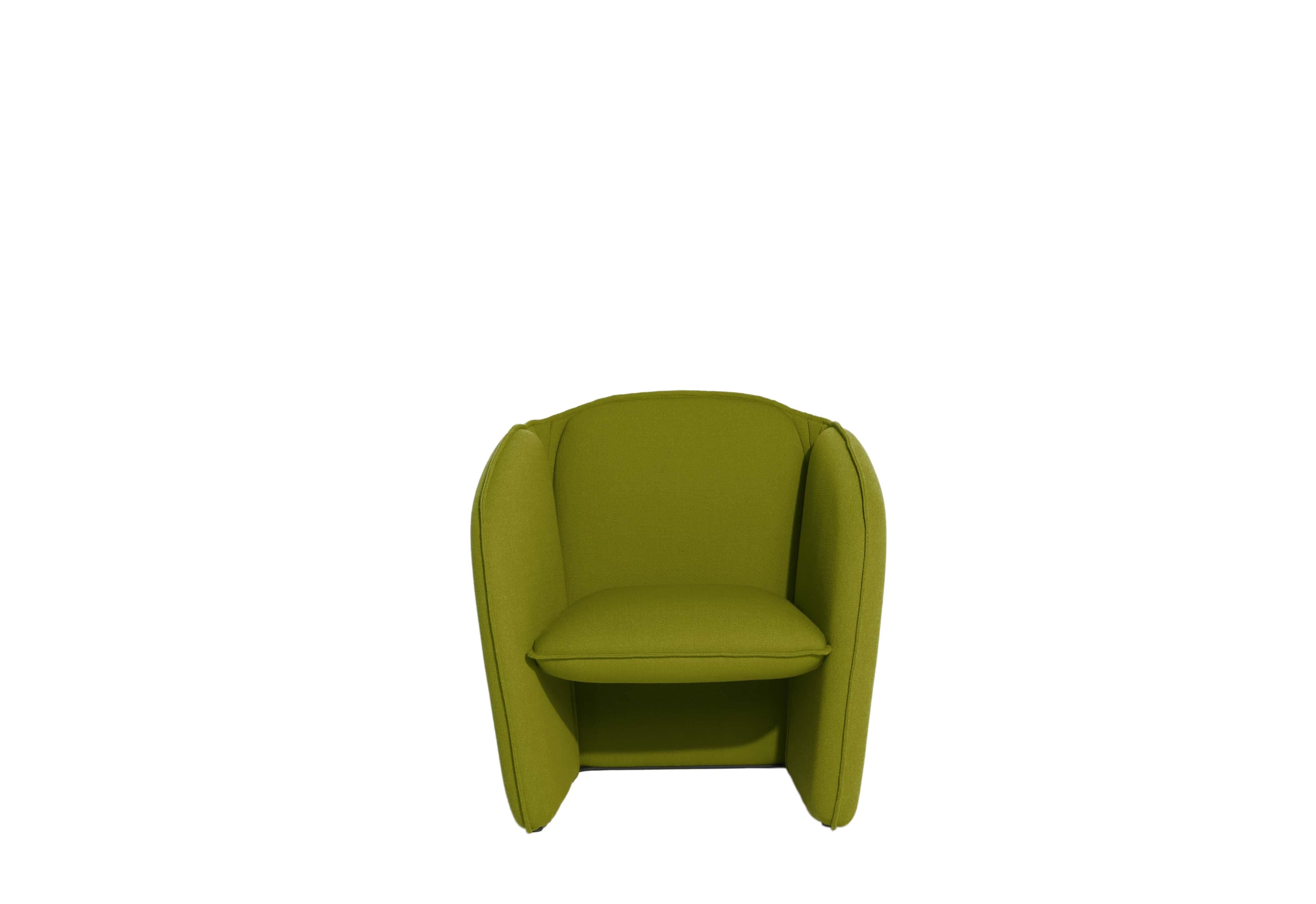 Contemporary Petite Friture Lily Armchair in Olive Green by Färg & Blanche, 2022 For Sale