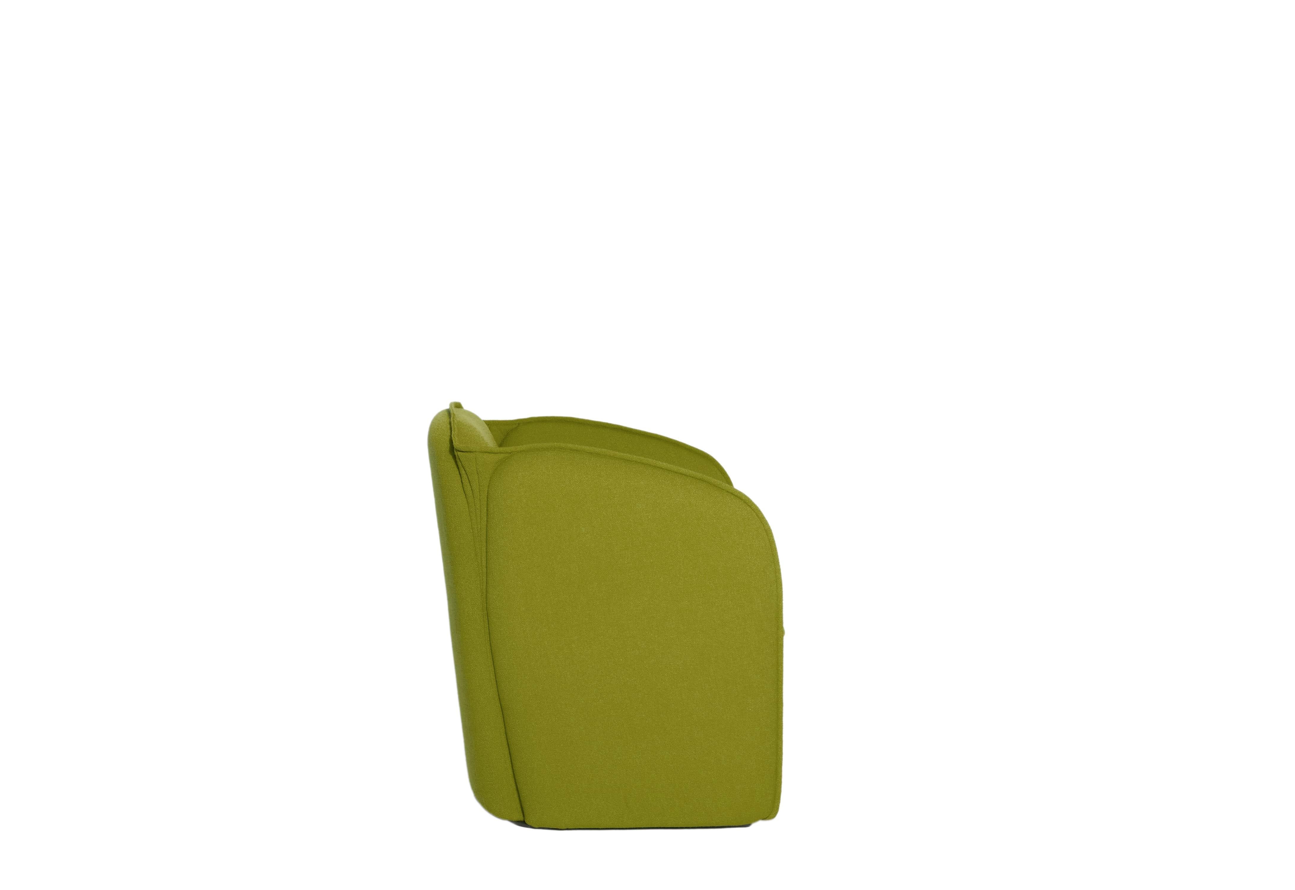 Petite Friture Lily Armchair in Olive Green by Färg & Blanche, 2022 For Sale 1