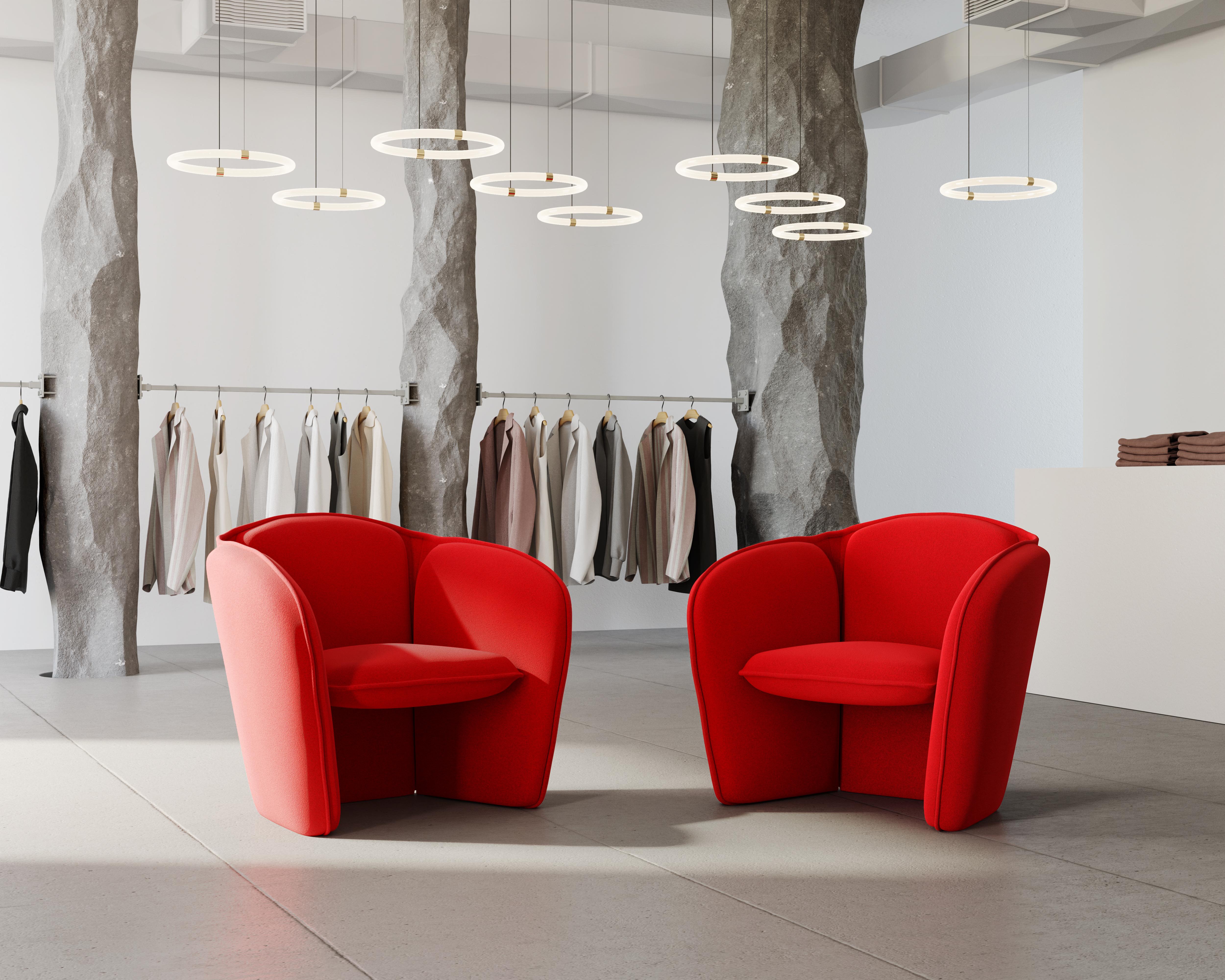 Fauteuil Petite Friture Lily en vert olive par Färg & Blanche, 2022 en vente 2