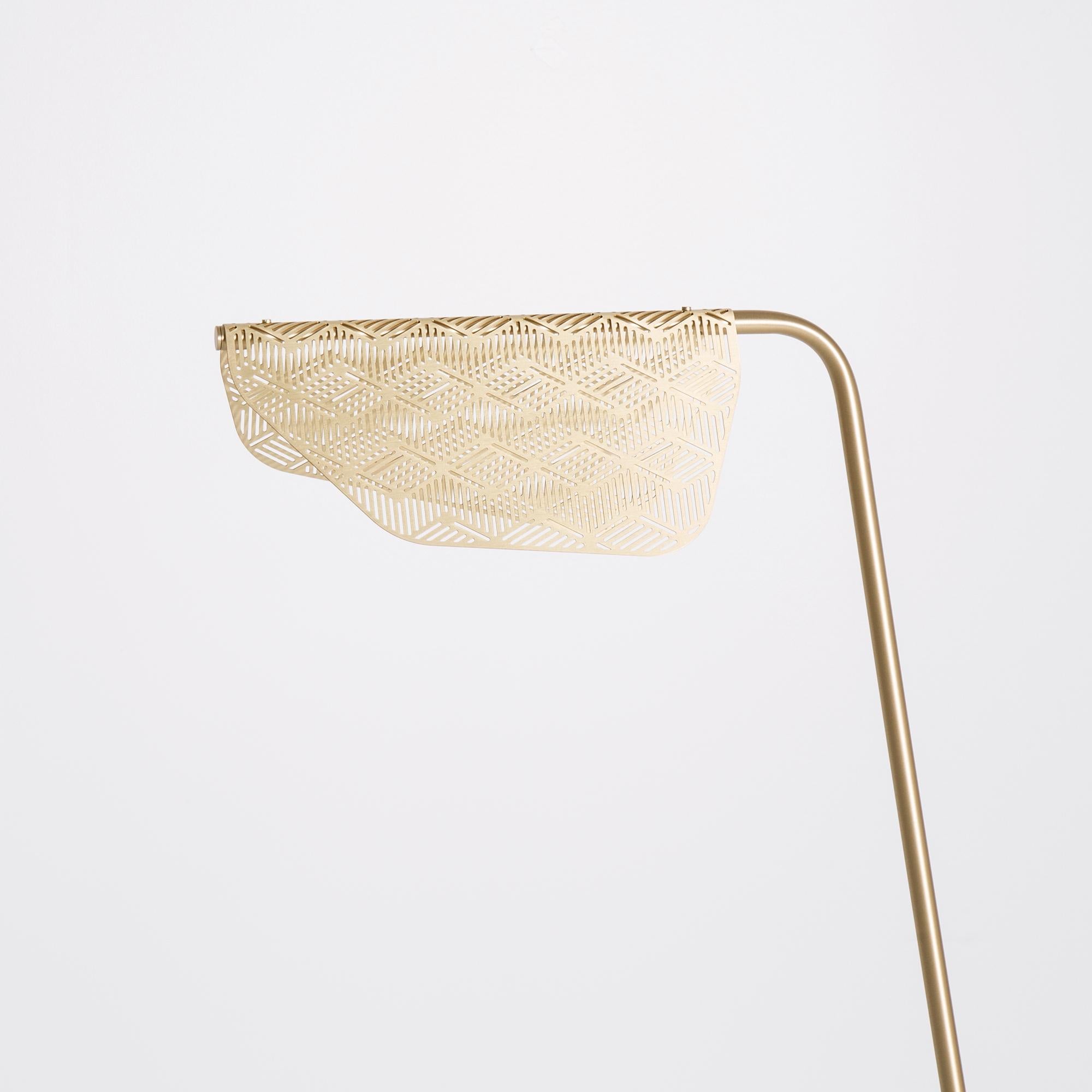 French Petite Friture Mediterranea Floor Lamp in Brass by Noé Duchaufour-Lawrance, 2016 For Sale