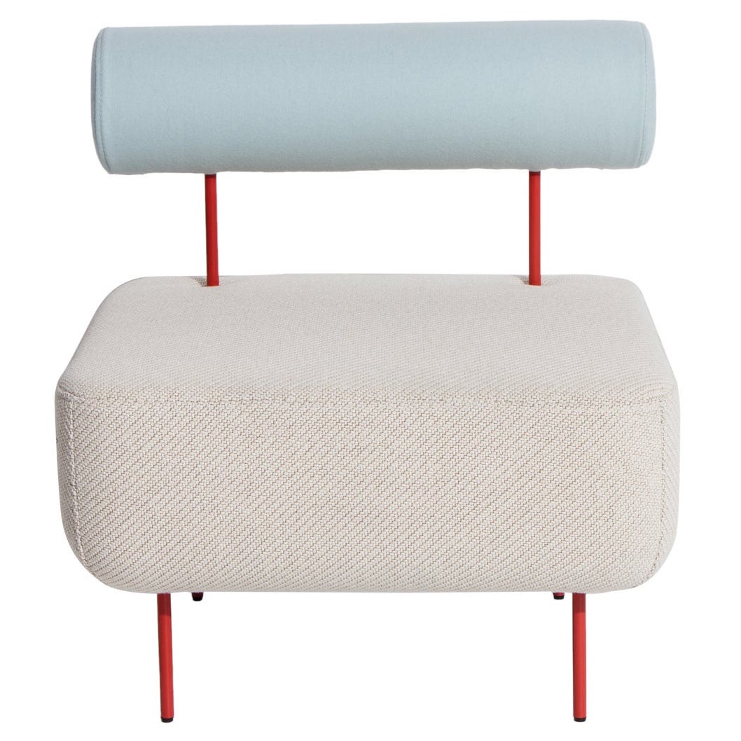 Poltrona Petite Friture Medium Hoff in blu e bianco di Morten & Jonas, 2015 in vendita