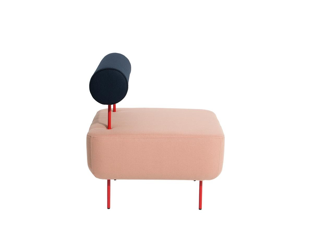 Petite Friture Medium Hoff Armchair in Pink and Black by Morten & Jonas, 2015

Hoff created by designer duo Morten & Jonas is a collection of two modular stools and two modular armchairs. they can combine to make a sofa as well an entire living
