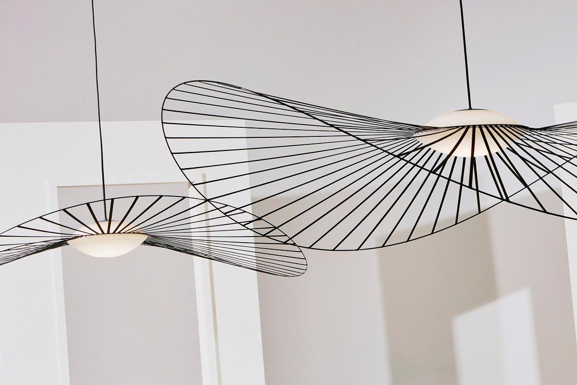 XXIe siècle et contemporain Petite Friture Medium Vertigo Nova Suspension Light in Black par Constance Guisset en vente