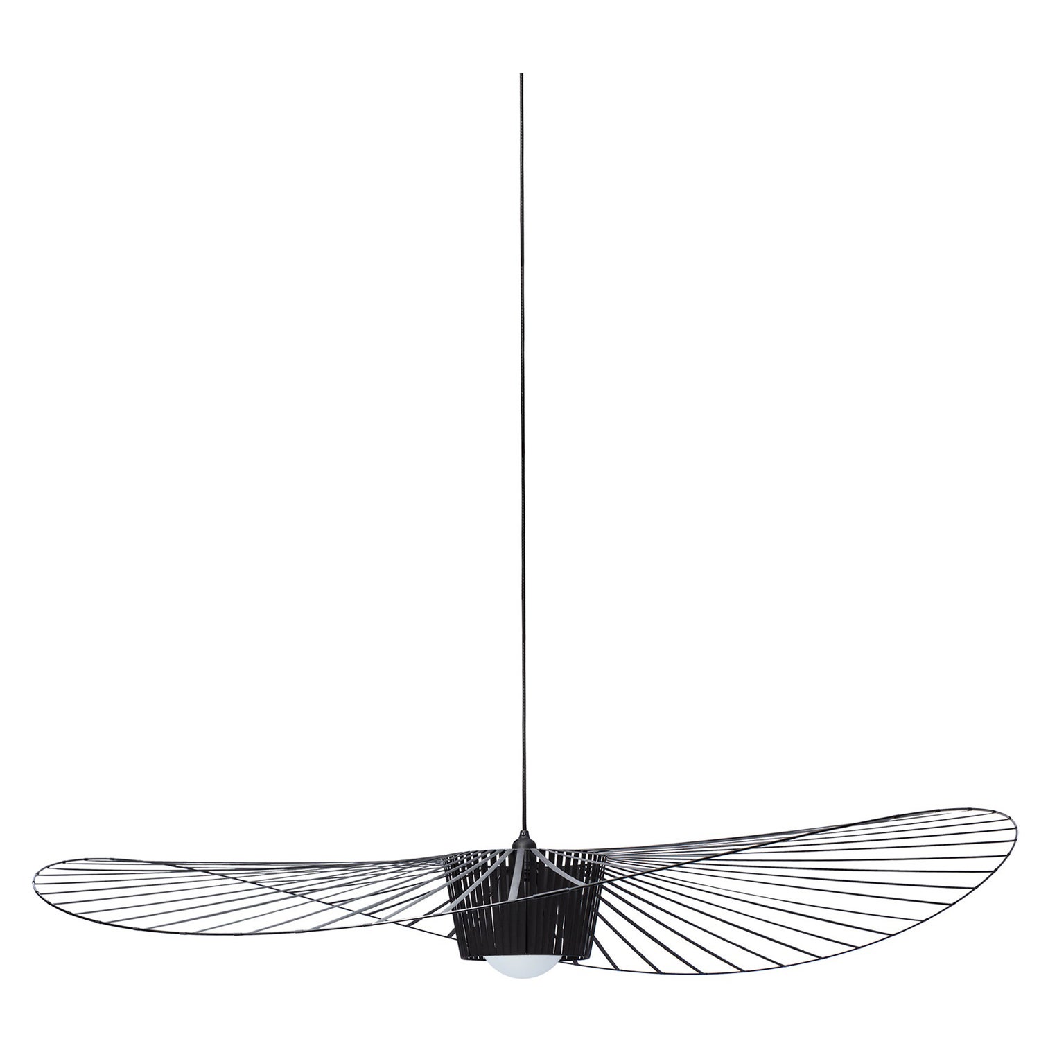 Petite Friture Medium Vertigo Pendant Light in nero di Constance Guisset, 2010