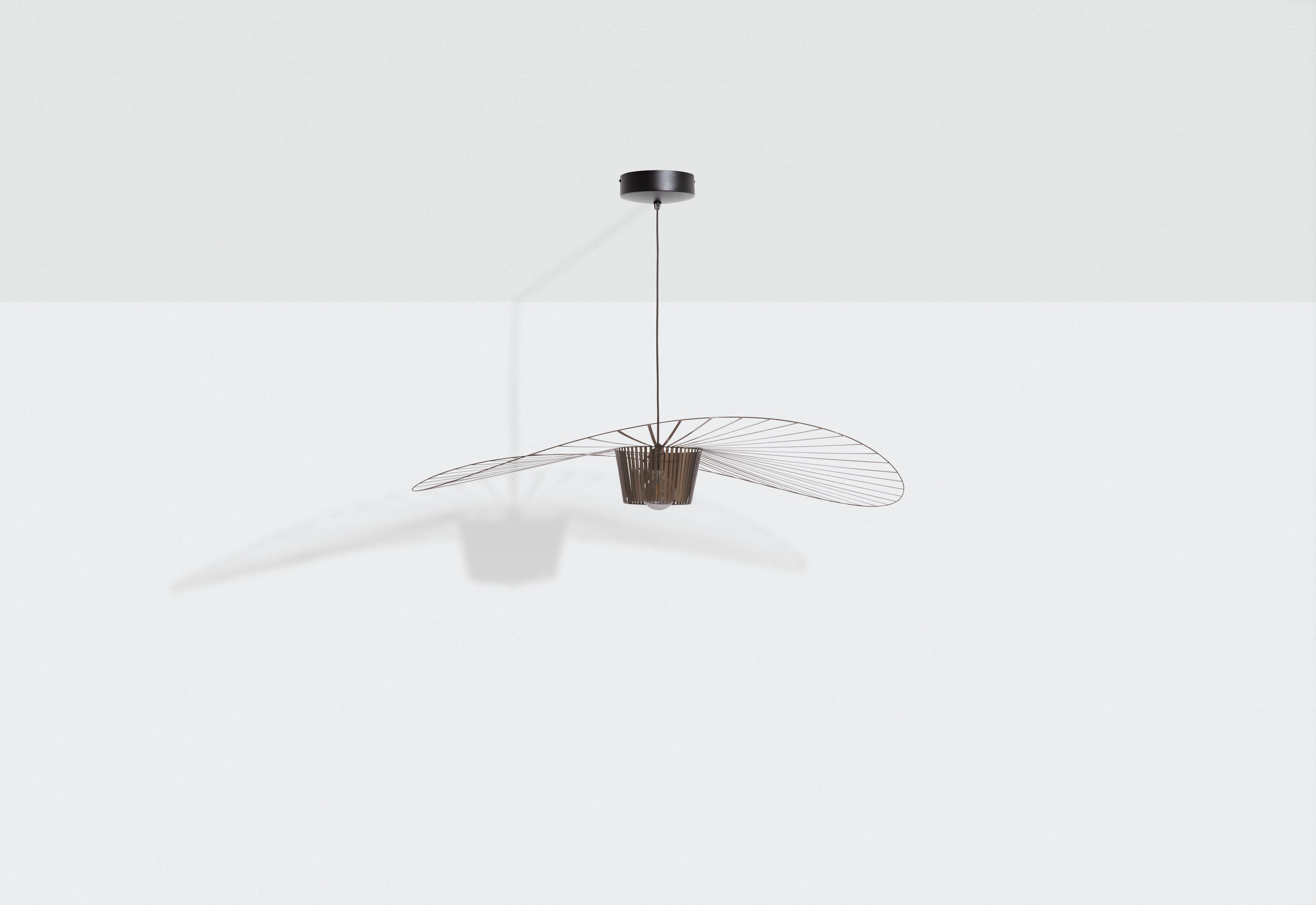 Petite lampe à suspension Vertigo de taille moyenne en bronze de Constance Guisset en vente 1