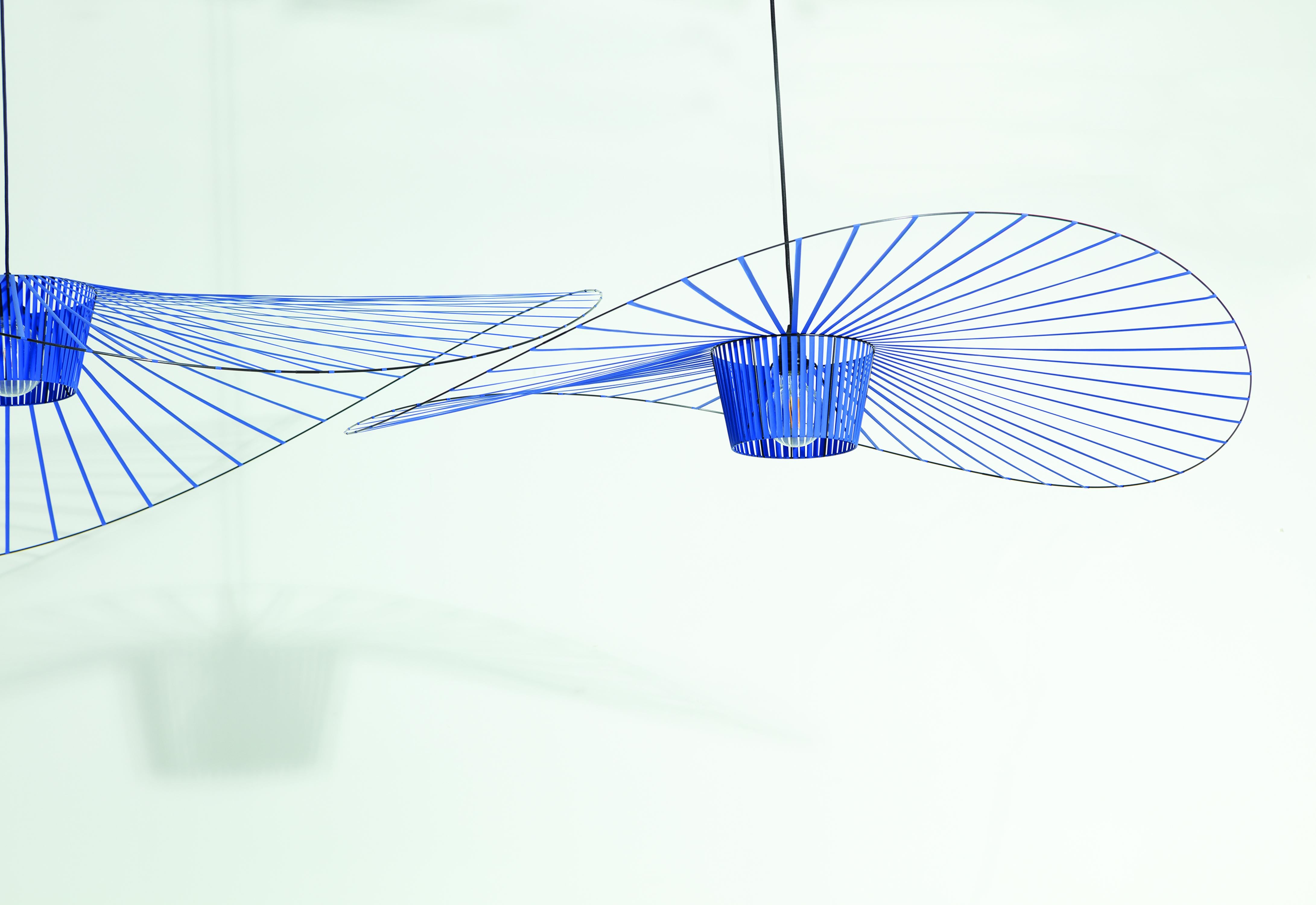Petite Friture Medium Vertigo Pendant Light in Cobalt by Constance Guisset, 2010 For Sale 9