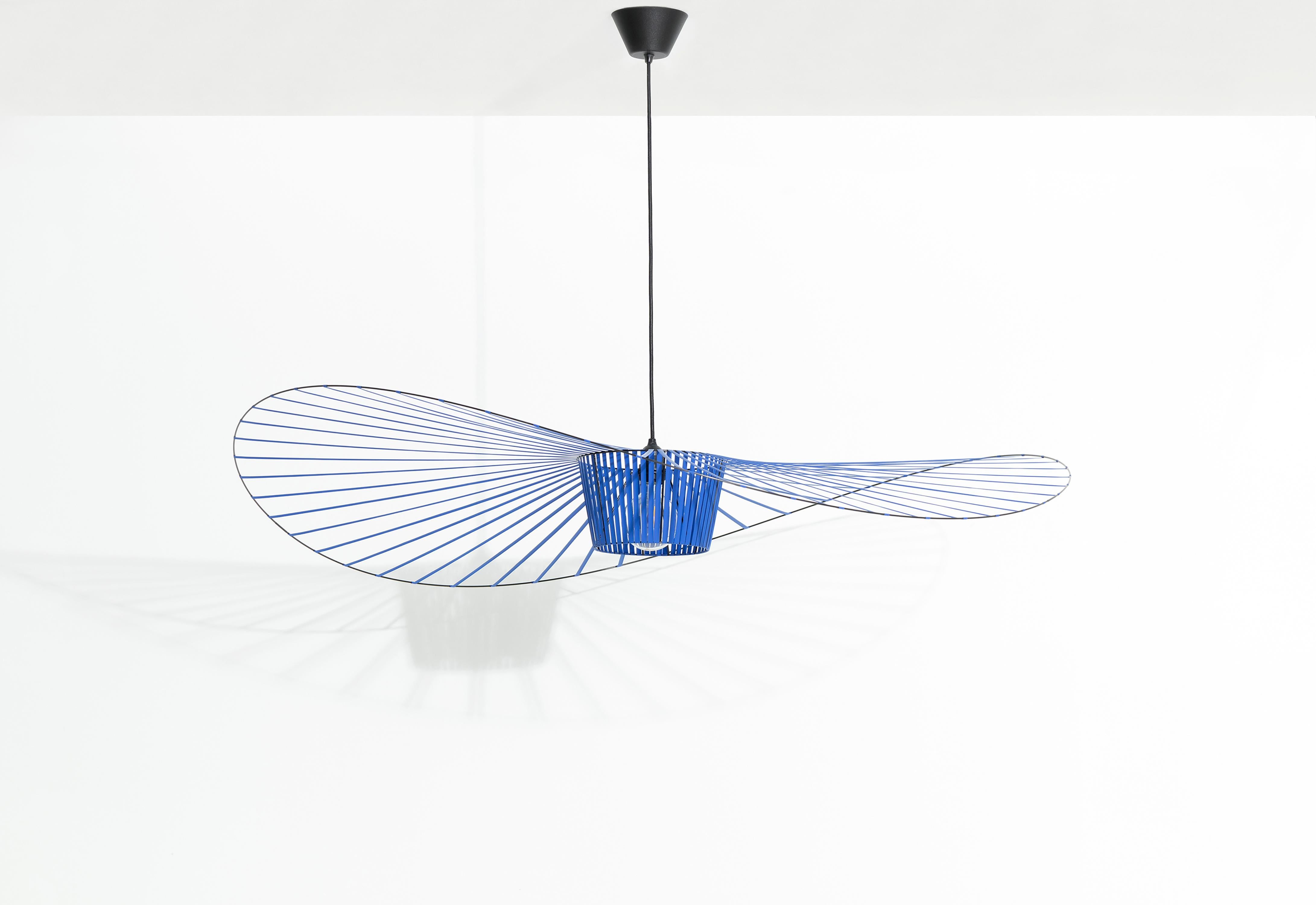 Fiberglass Petite Friture Medium Vertigo Pendant Light in Cobalt by Constance Guisset, 2010 For Sale