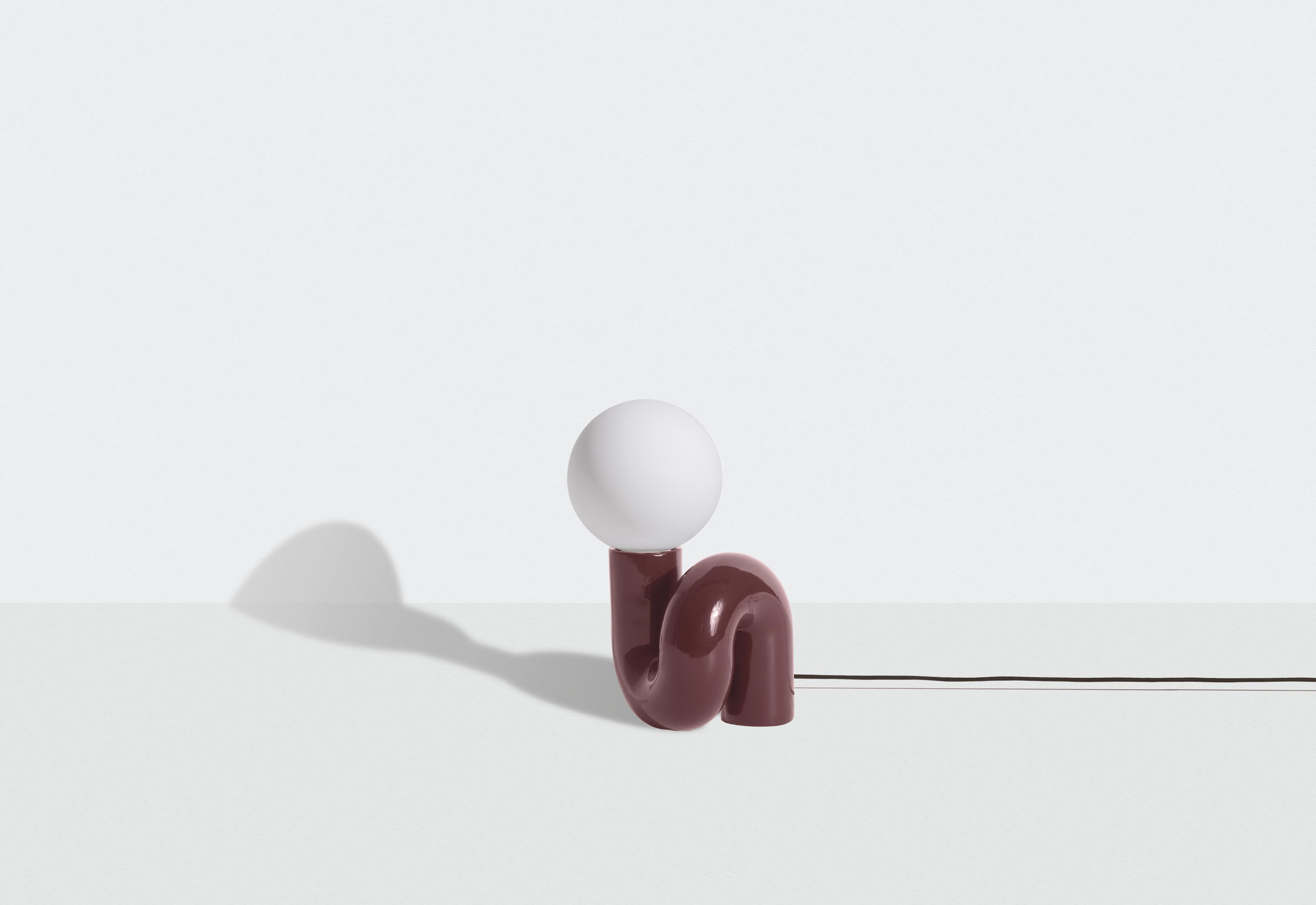 Contemporary PETITE FRITURE Neotenic, Small Table Lamp, Cherry, Designed by Jumbo For Sale