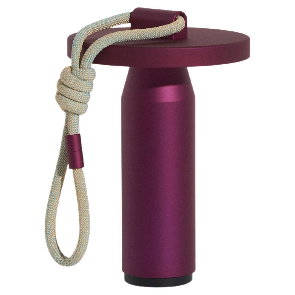 PETITE FRITURE Quasar, Lámpara portátil de exterior, Violeta, Diseñador Samy Rio