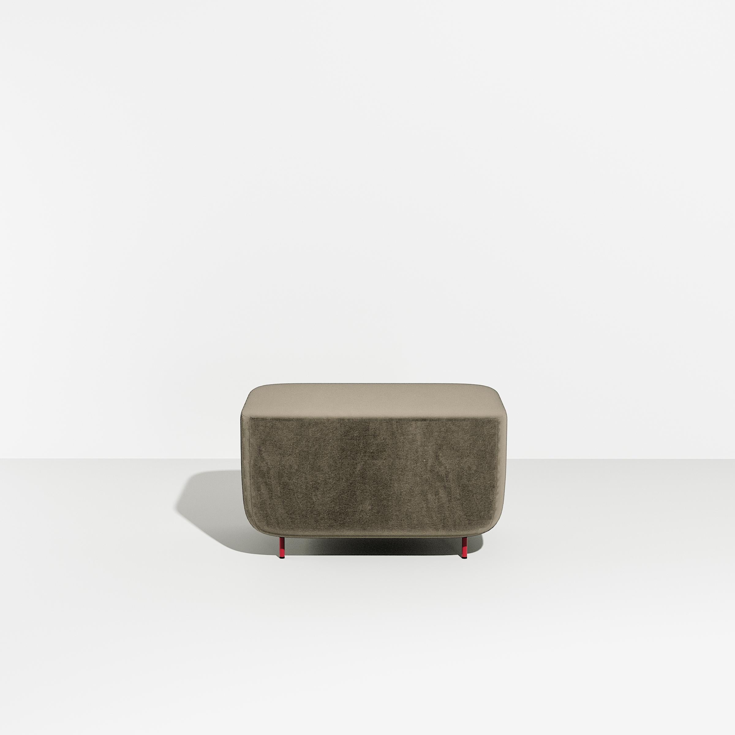 Petite Friture Small Hoff Stool in Grey-Beige by Morten & Jonas, 2015 In New Condition For Sale In Brooklyn, NY