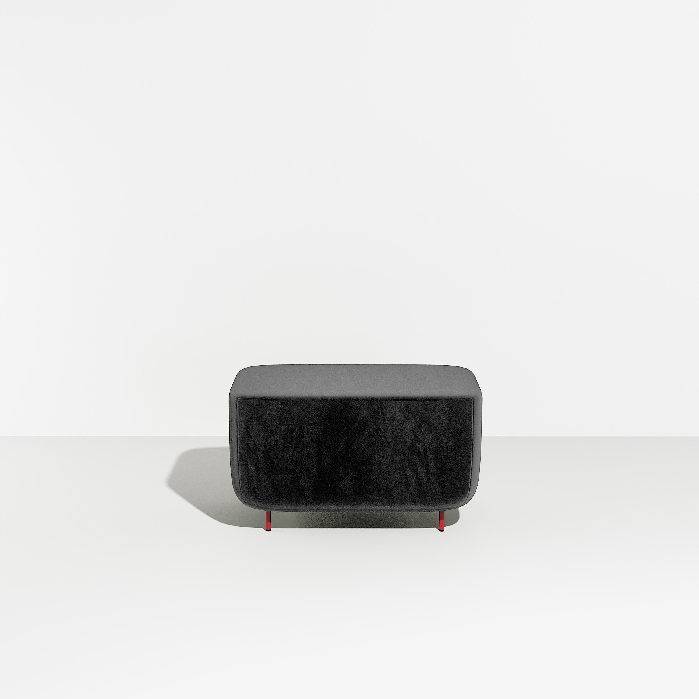 Petite Friture Small Hoff Stool in Grey-Black by Morten & Jonas, 2015 In New Condition For Sale In Brooklyn, NY