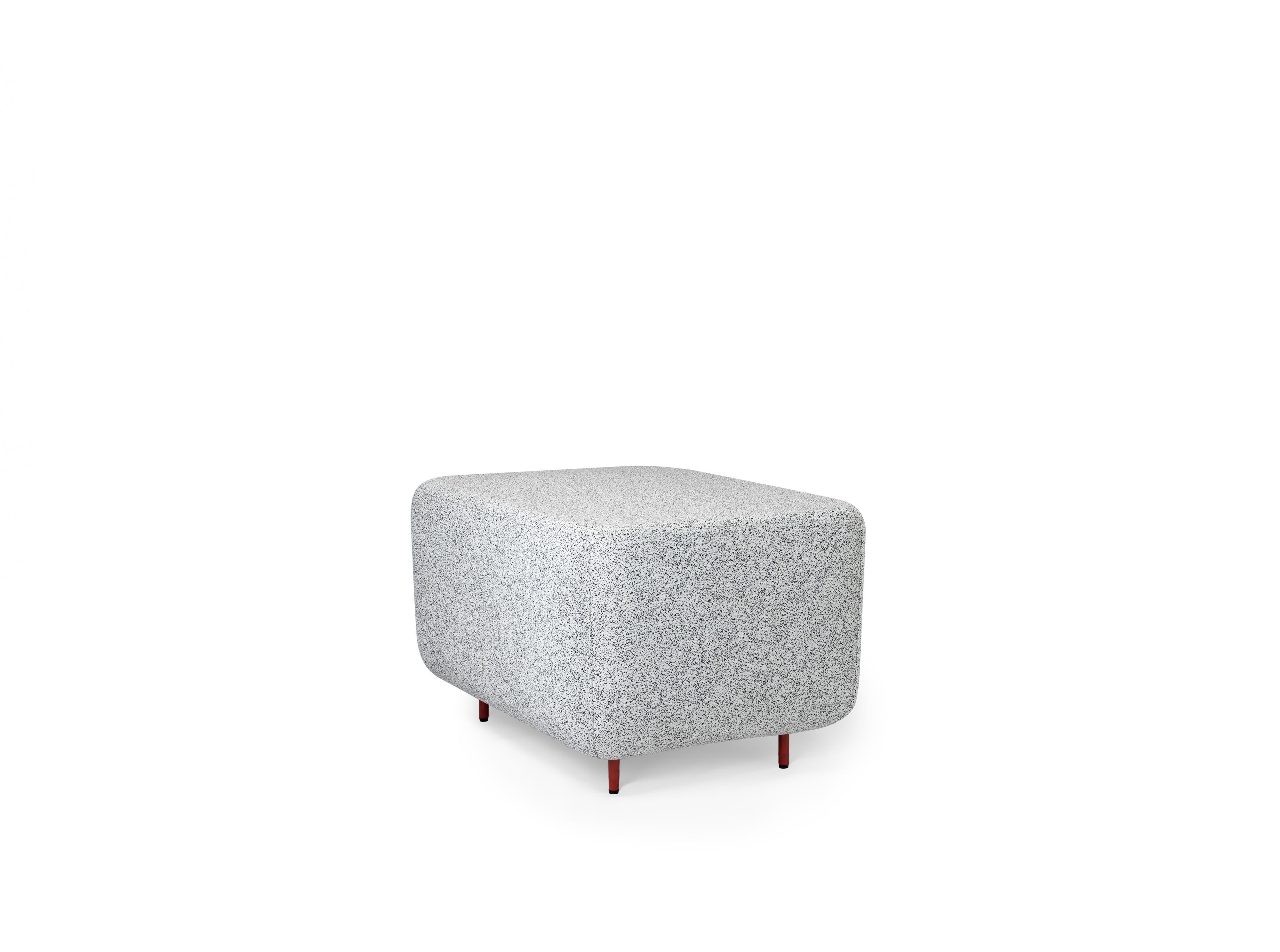 Petite Friture Small Hoff Stool in Grey by Morten & Jonas, 2015

Hoff created by designer duo Morten & Jonas is a collection of two modular stools and two modular armchairs. they can combine to make a sofa as well an entire living room area. They